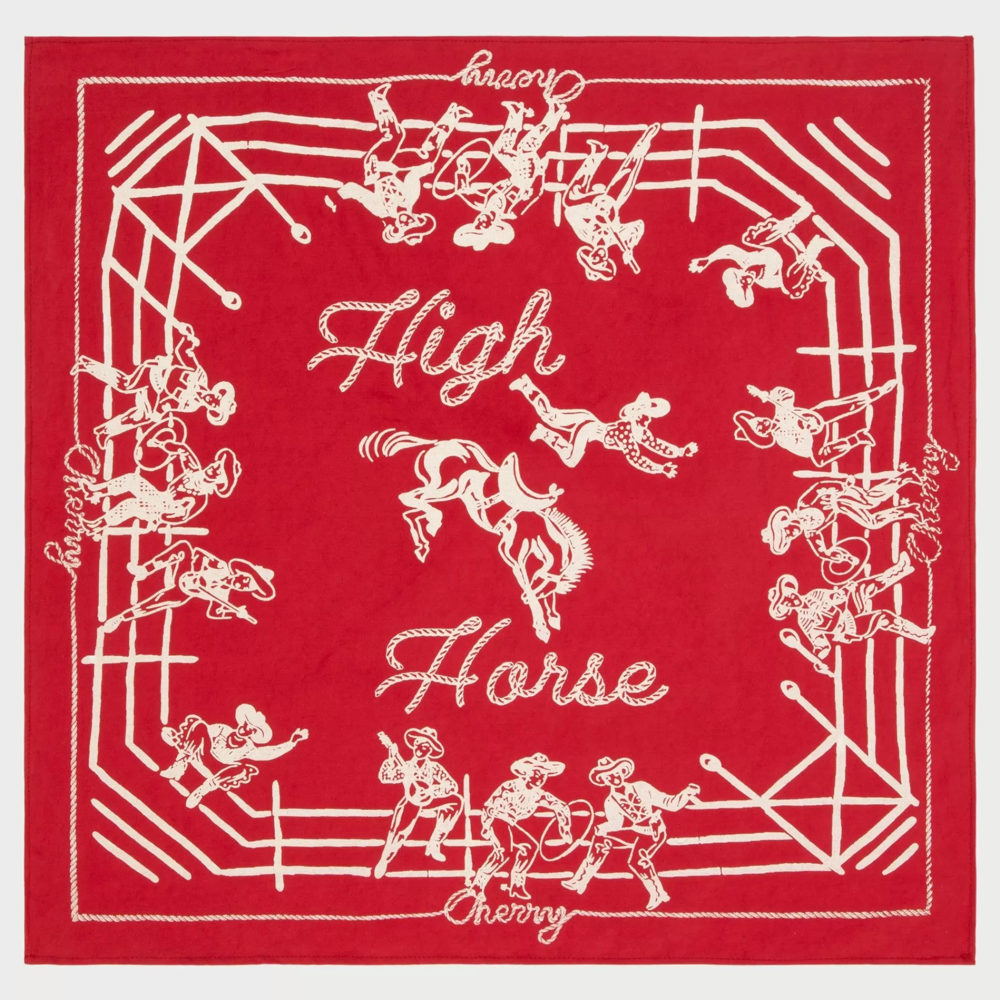 Cherry Bandana High Horse (Rouge)* Accessoires