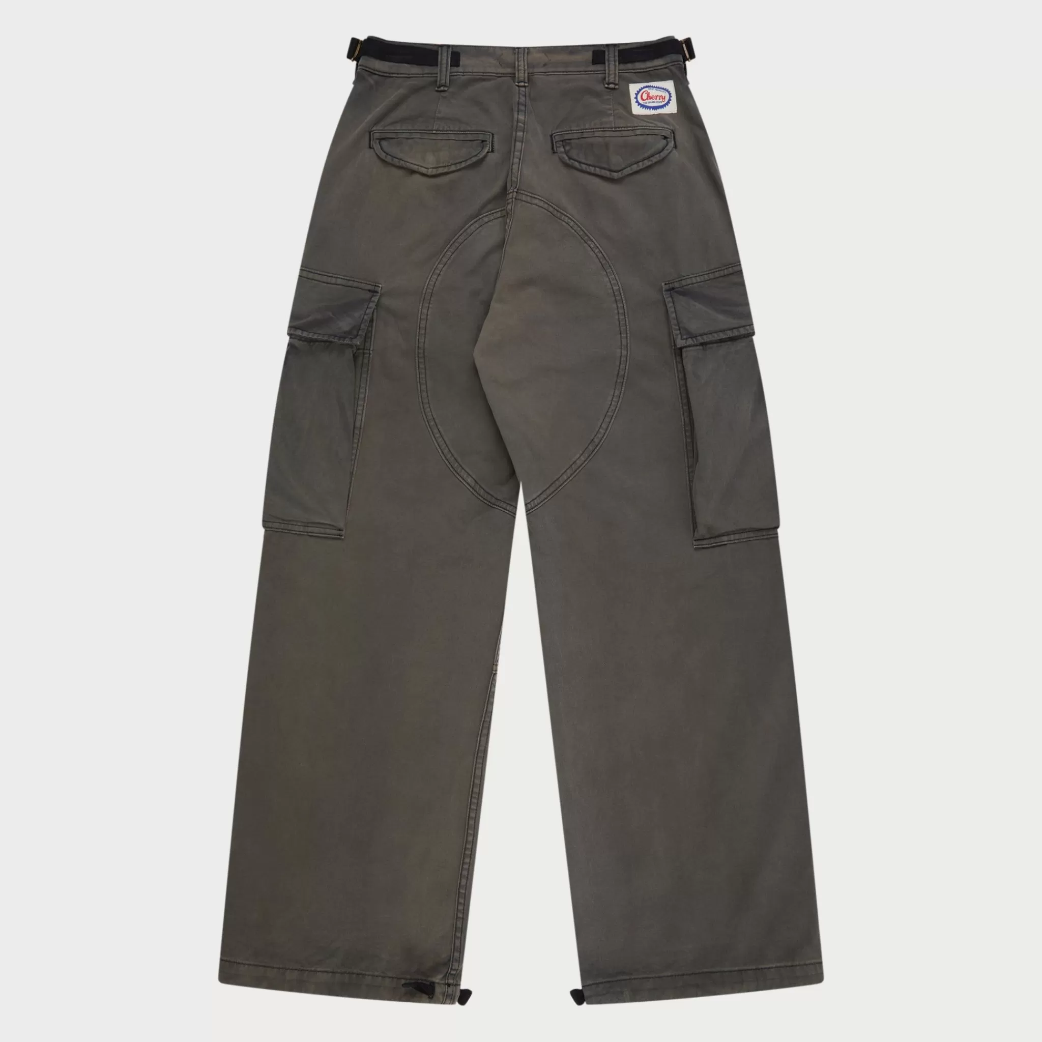 Cherry Cargo A Jambes Larges (Noir Vintage)* Pantalon