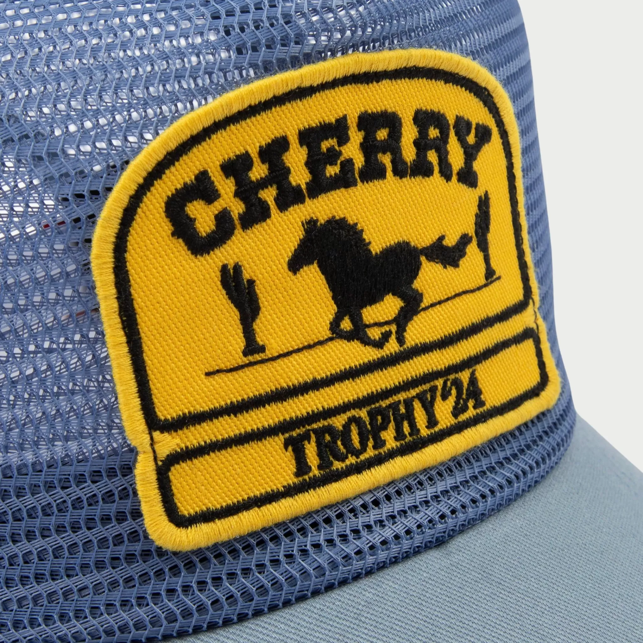 Cherry Casquette De Camionneur Entierement En Maille Desert Horse (Bleu)* Accessoires