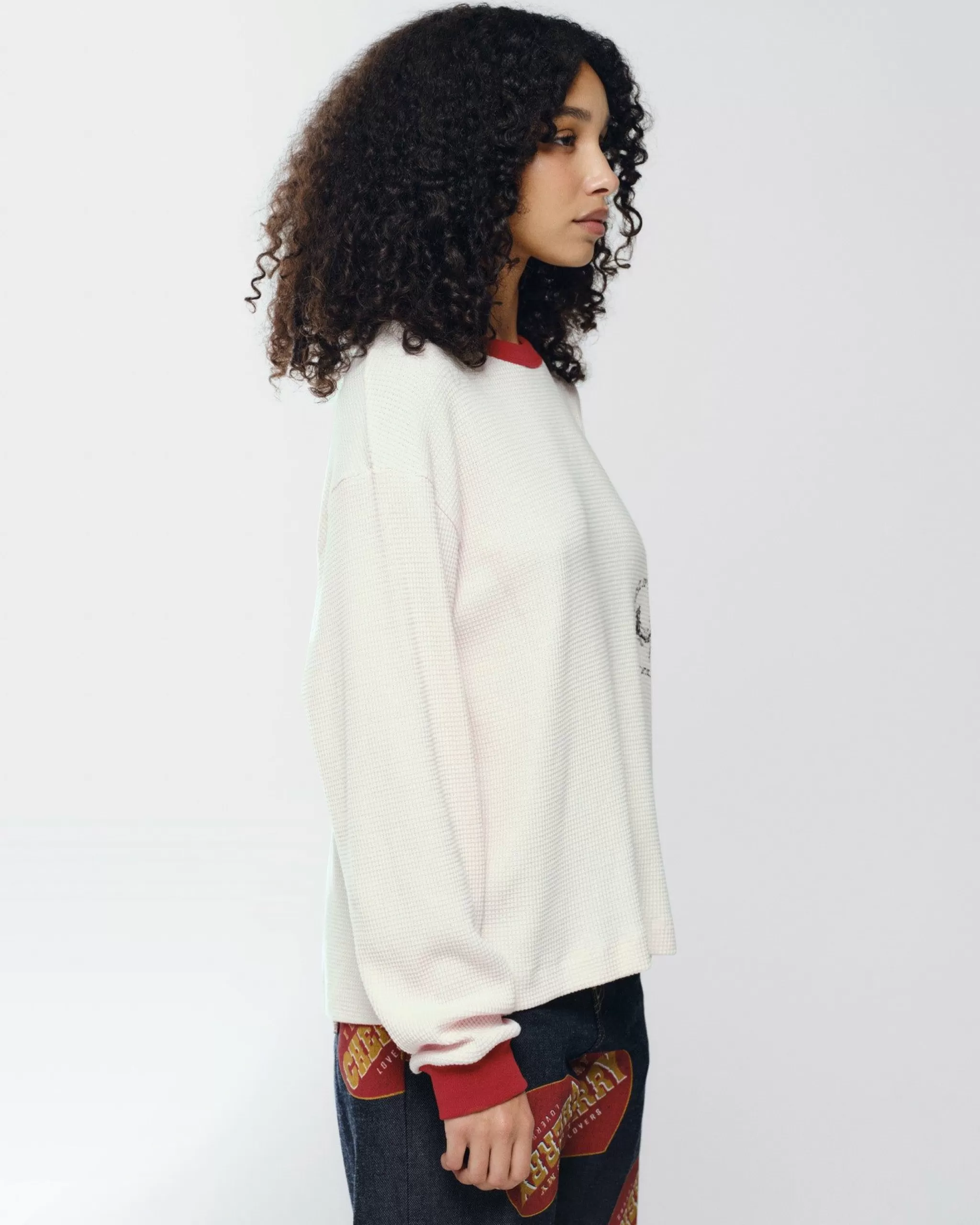 Cherry Chemise Thermique Ranch (Blanc Vintage)* T-Shirts Et Manches Longues