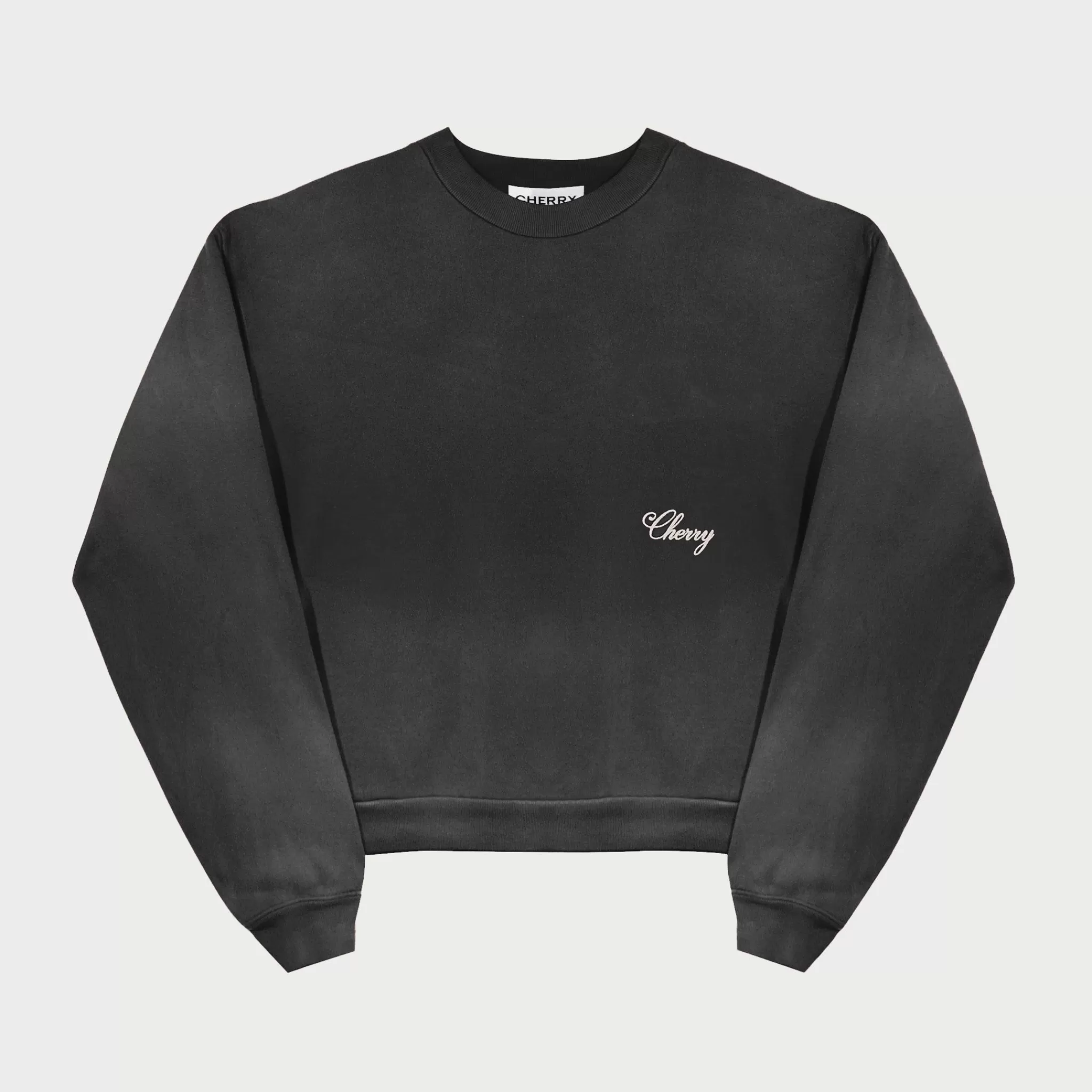Cherry Col Rond Classique Americain (Noir Vintage)* Sweat-Shirts