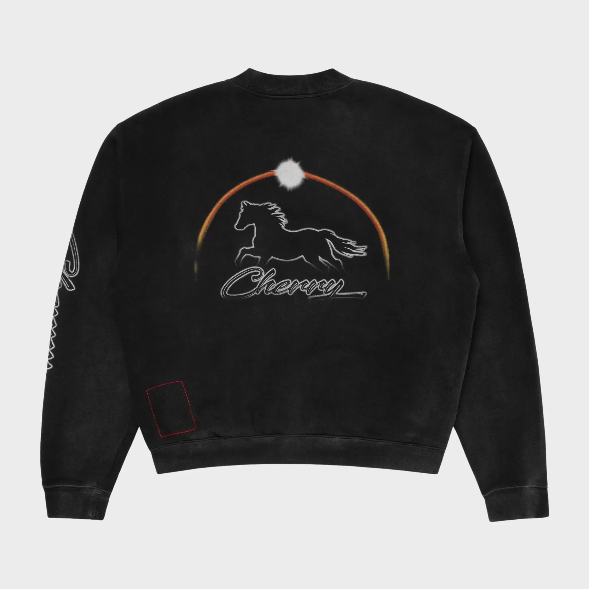 Cherry Col Rond Stardust Henley (Noir Vintage)* Sweat-Shirts