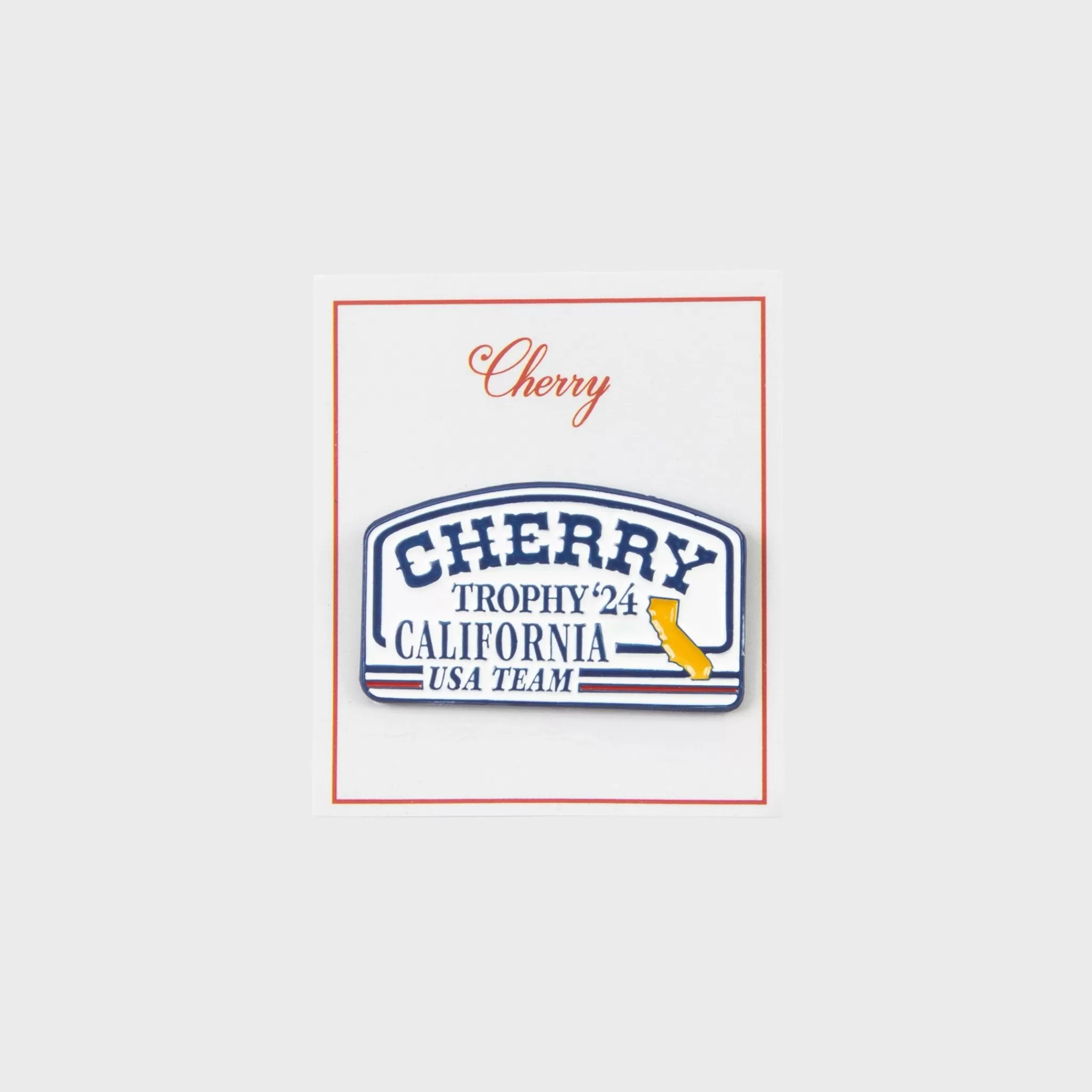 Cherry Epingle De L'Equipe Des Etats-Unis* Accessoires