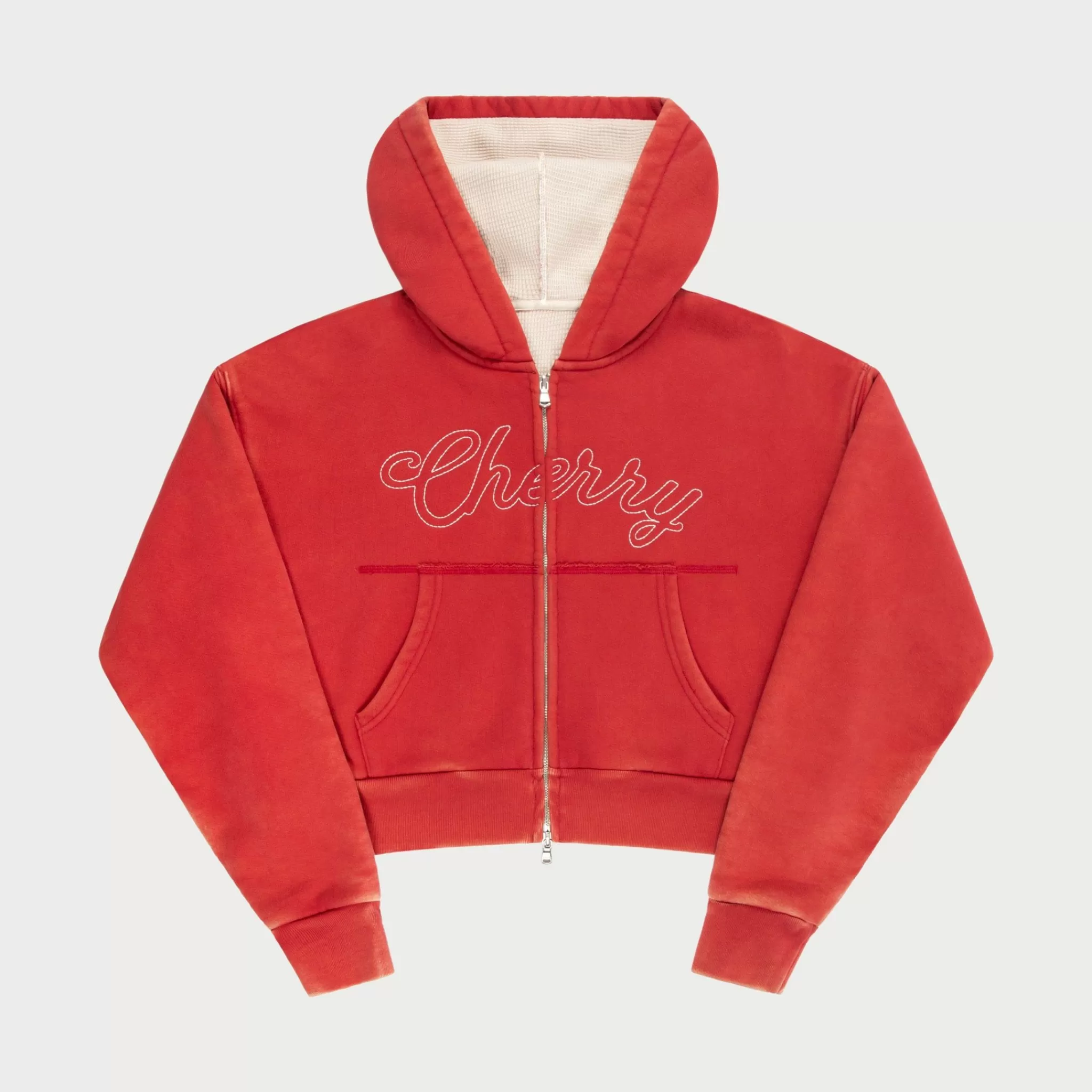 Cherry Fermeture Eclair Thermique Courte (Rouge Vintage)* Sweat-Shirts