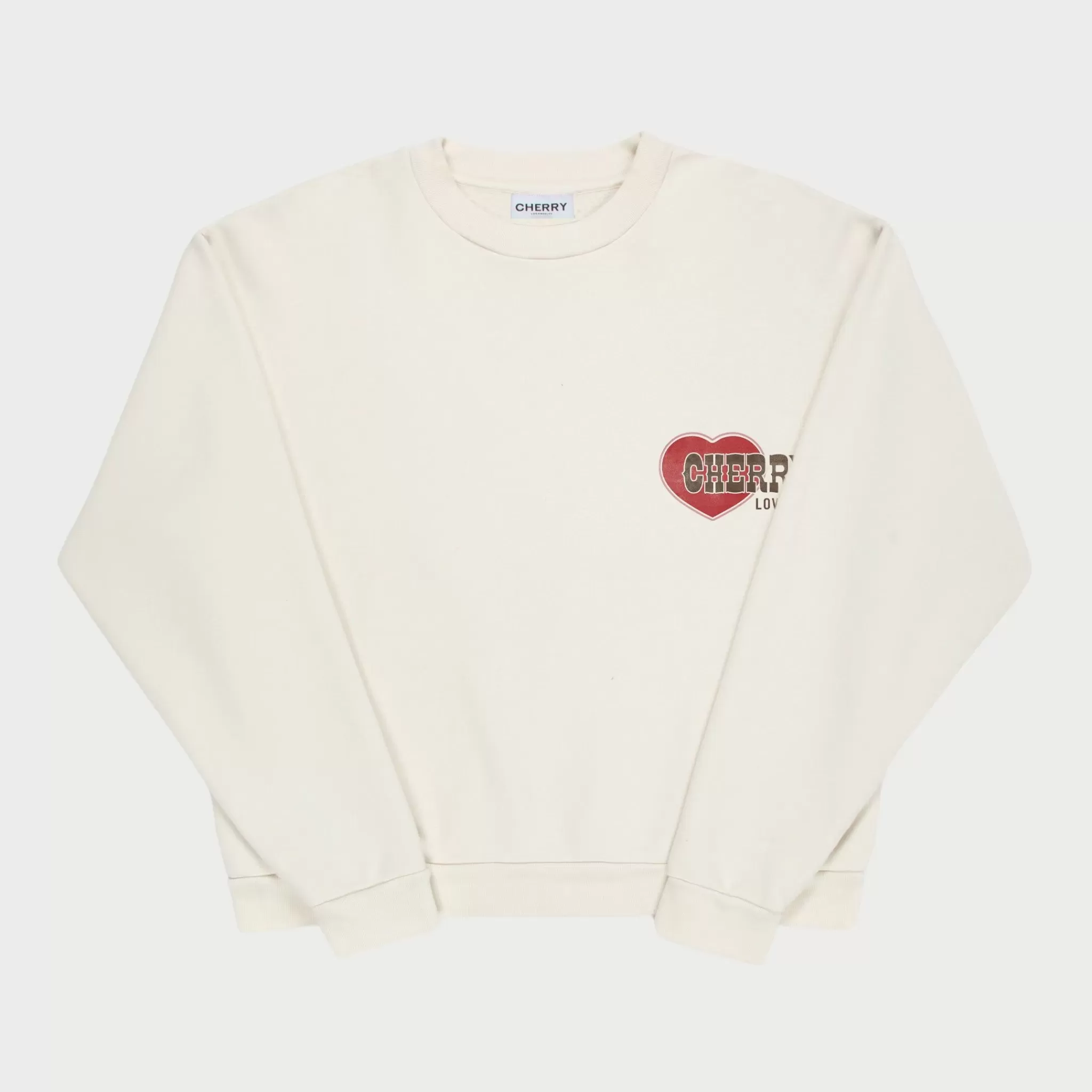 Cherry Lovers Crewneck (Creme)* Sweat-Shirts