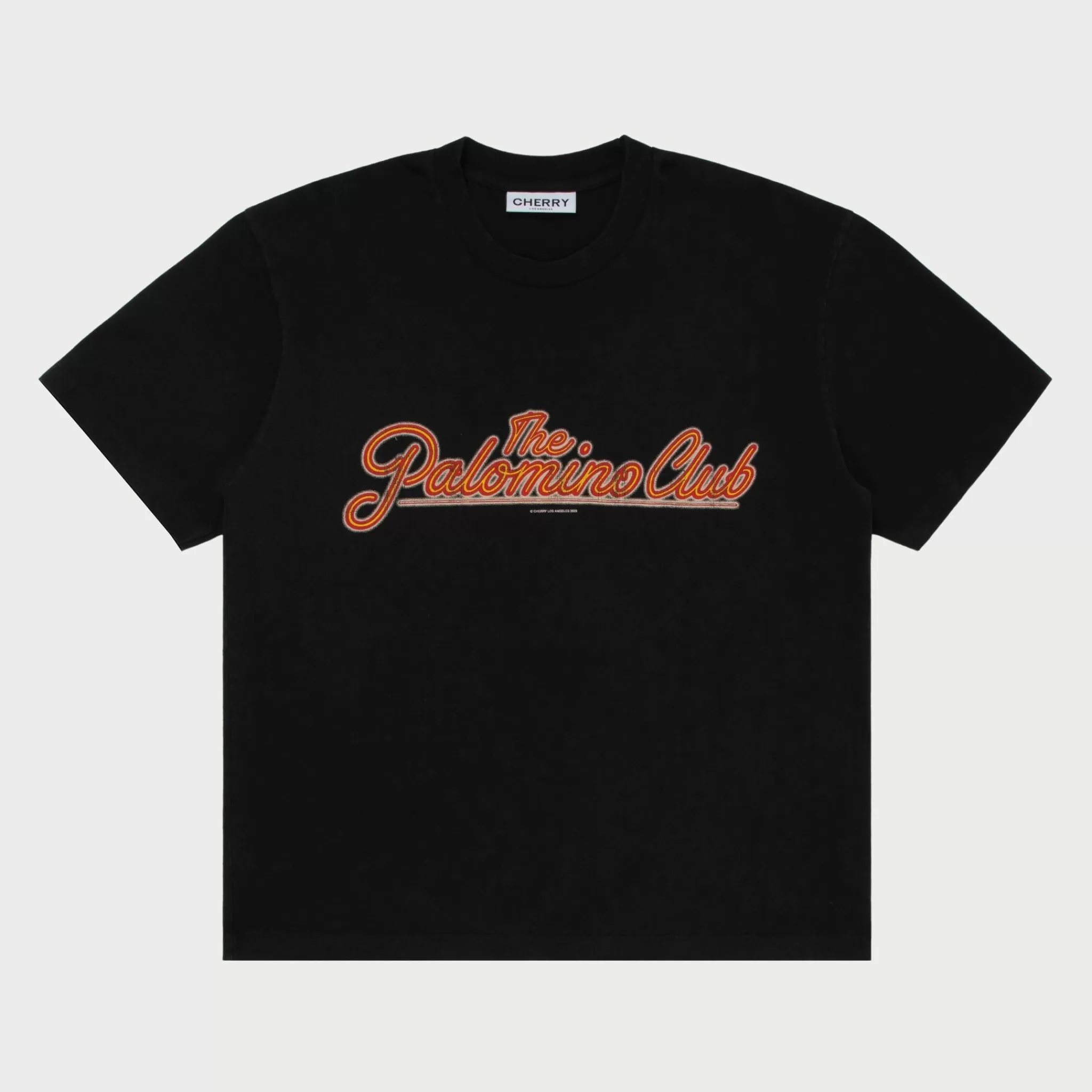 Cherry Palomino Club S/S T-Shirt Classique (Noir Vintage)* T-Shirts Et Manches Longues