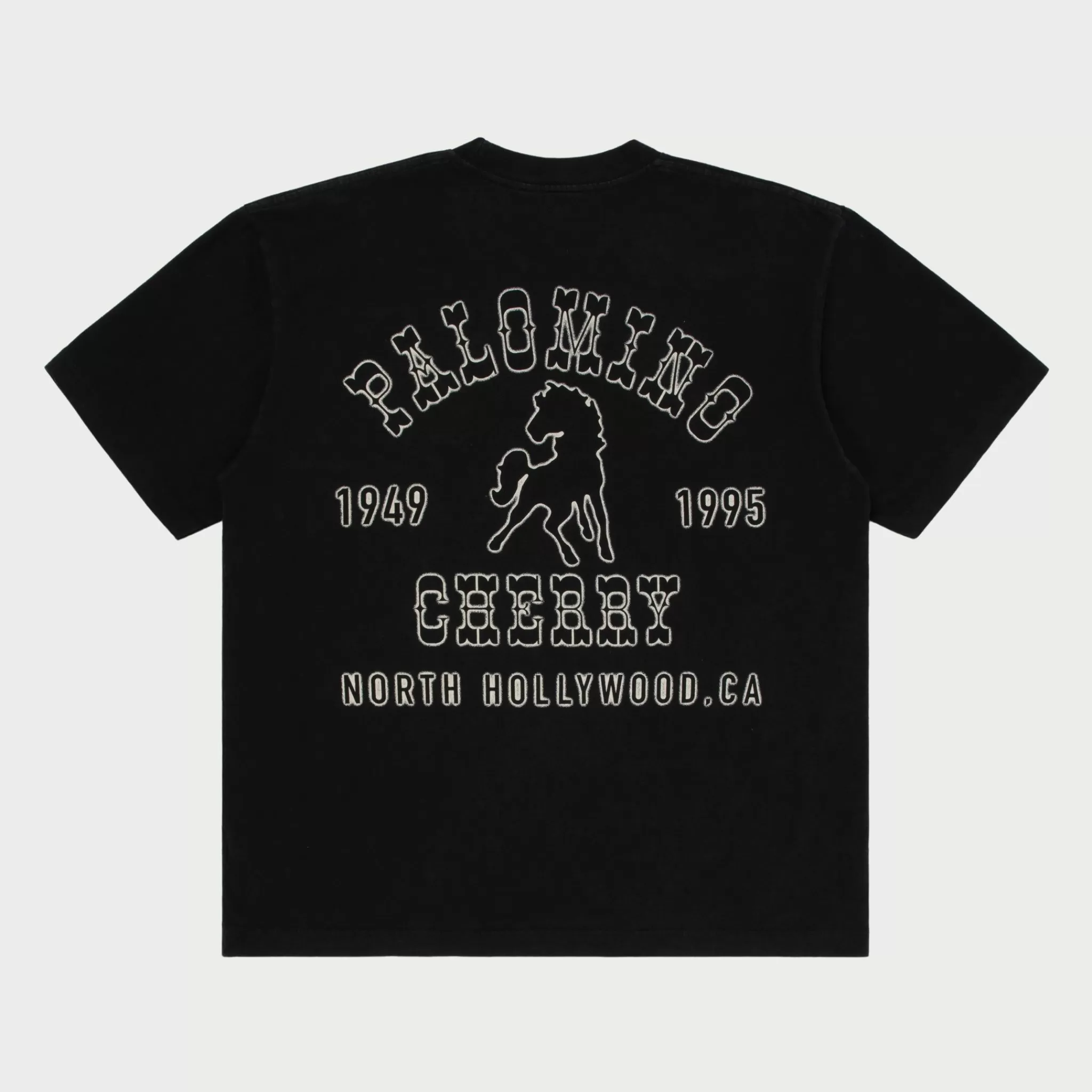 Cherry Palomino Club S/S T-Shirt Classique (Noir Vintage)* T-Shirts Et Manches Longues
