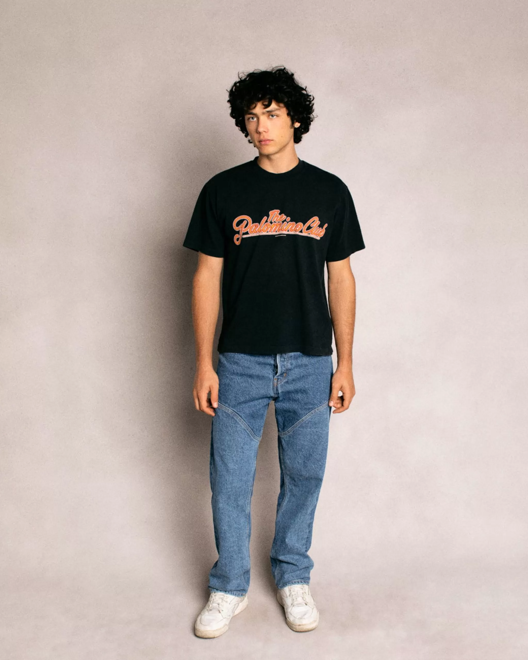Cherry Palomino Club S/S T-Shirt Classique (Noir Vintage)* T-Shirts Et Manches Longues