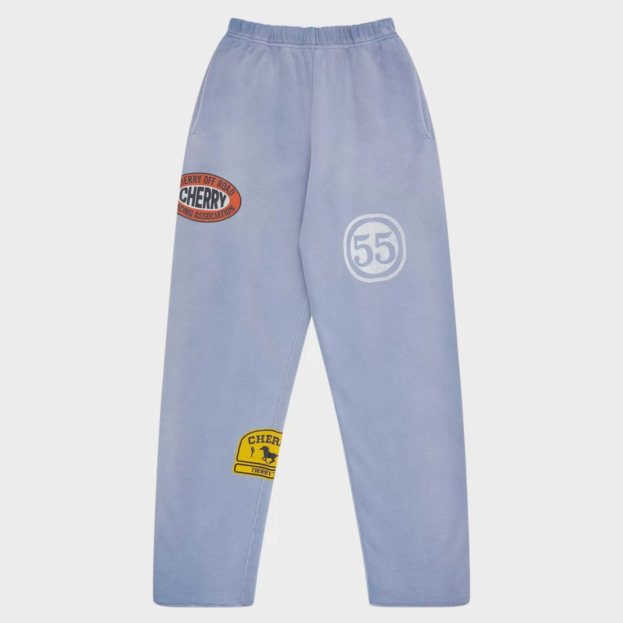 Cherry Pantalon De Survetement Off Road Raw Edge (Bleu Poussiereux)* Les Pantalons De Survetement