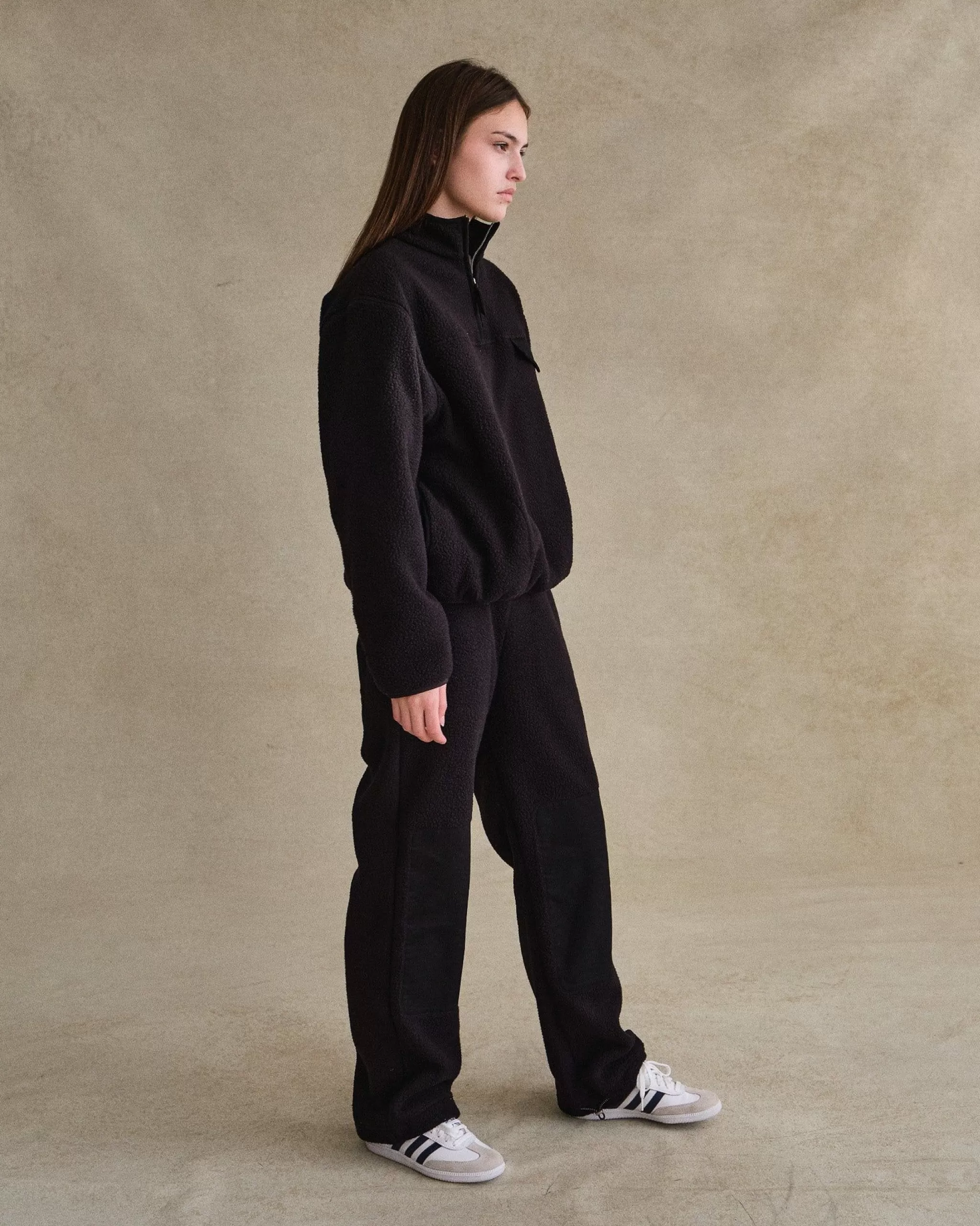 Cherry Pantalon Sherpa De Montagne (Noir)* Les Pantalons De Survetement