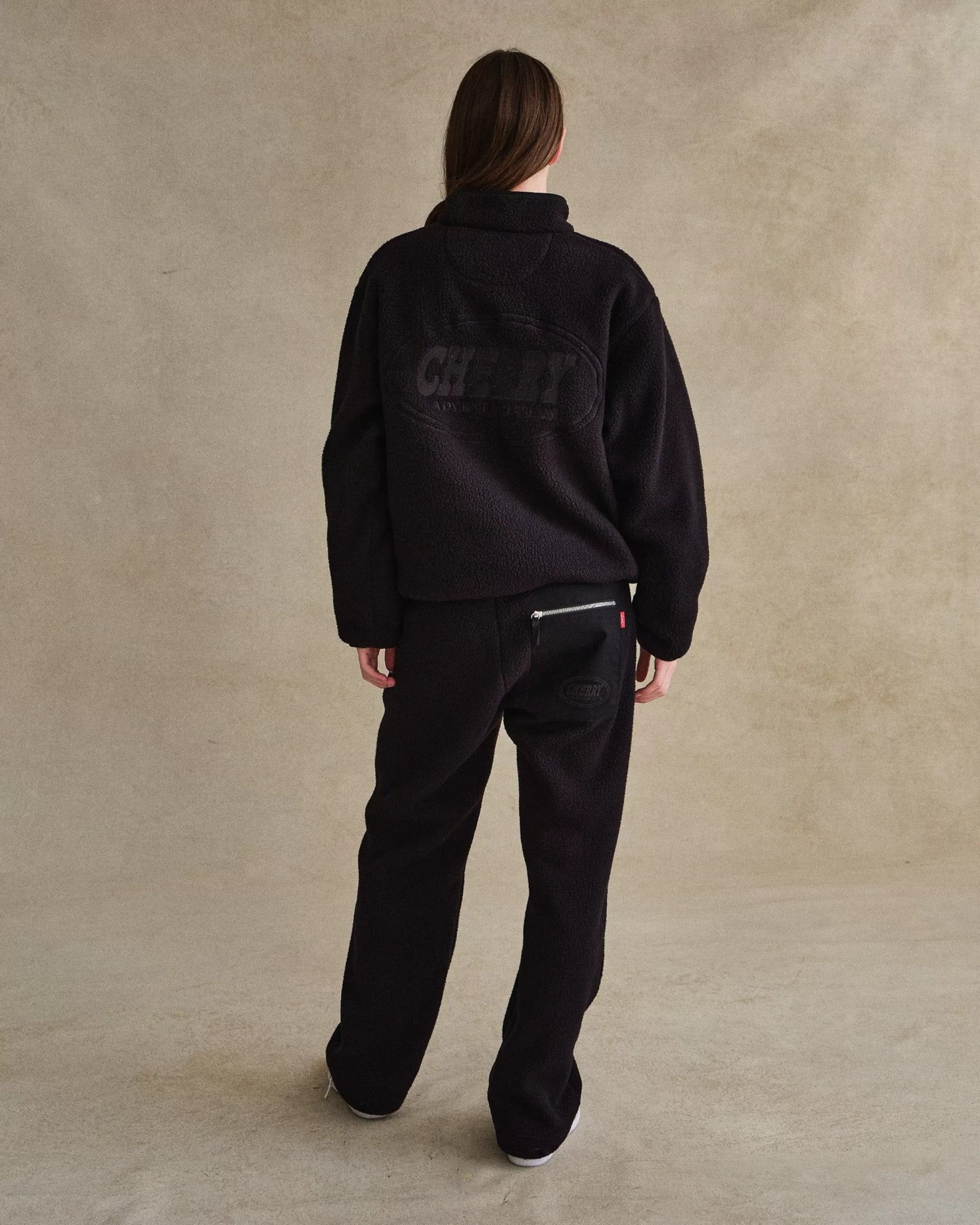 Cherry Pantalon Sherpa De Montagne (Noir)* Les Pantalons De Survetement