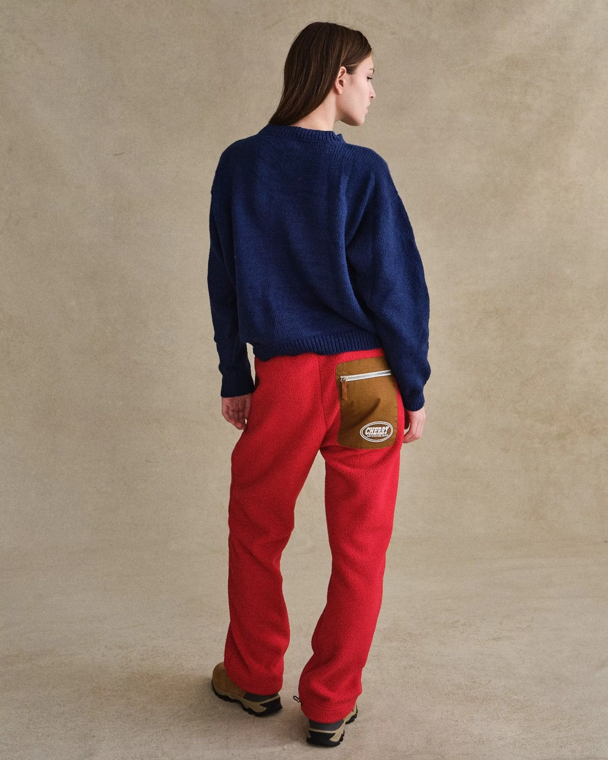 Cherry Pantalon Sherpa De Montagne (Rouge)* Les Pantalons De Survetement