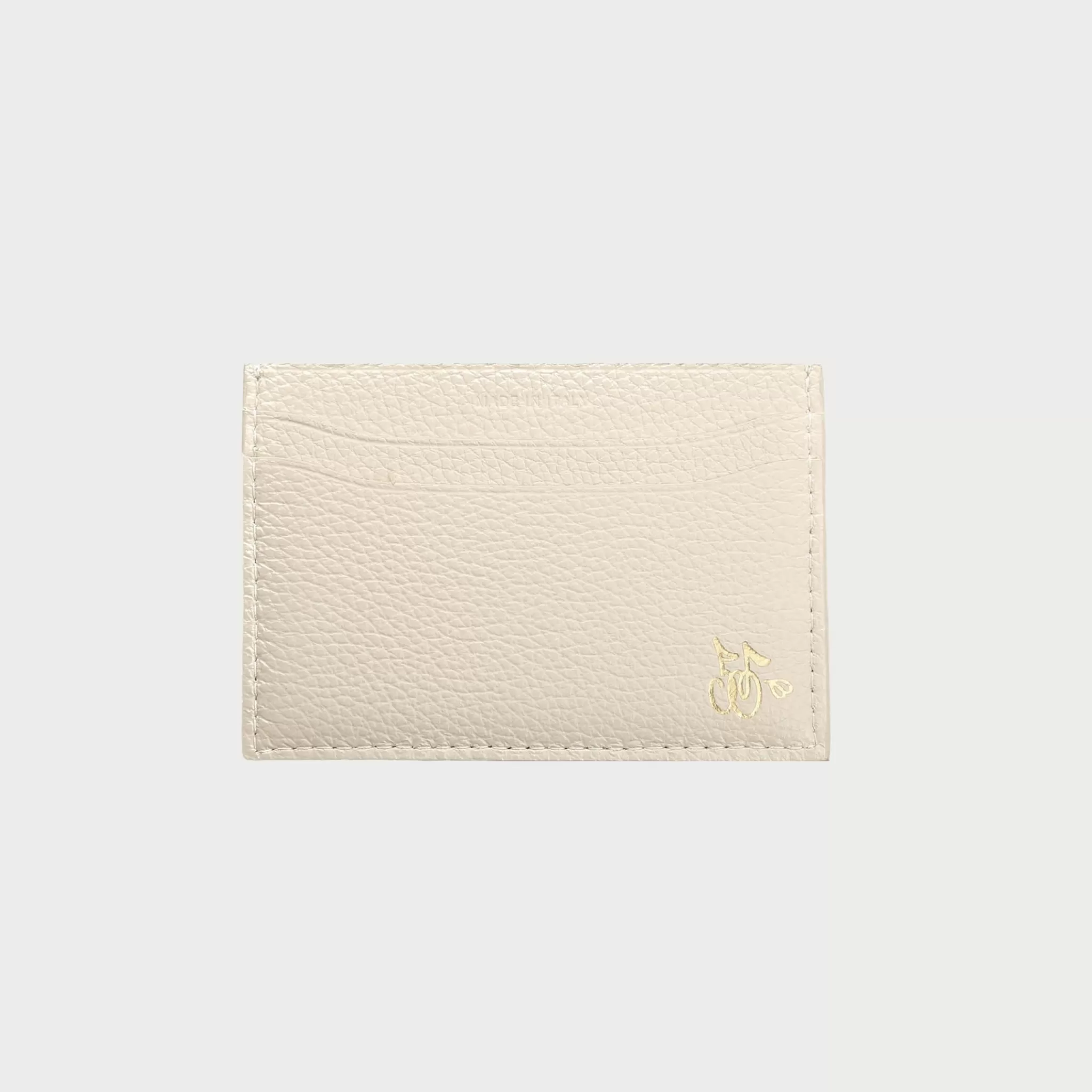 Cherry Porte-Cartes En Cuir (Creme)* Accessoires