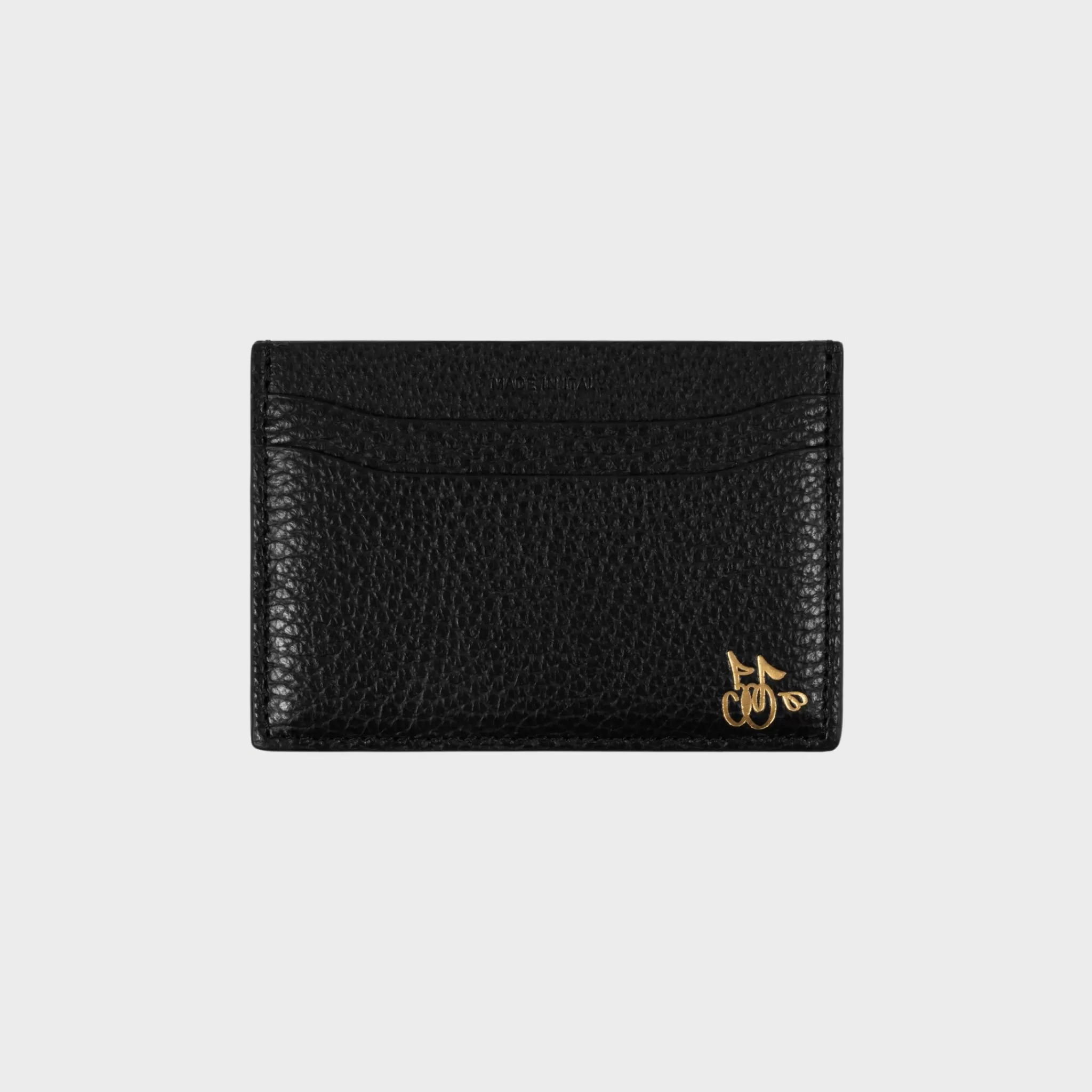 Cherry Porte-Cartes En Cuir (Noir)* Accessoires