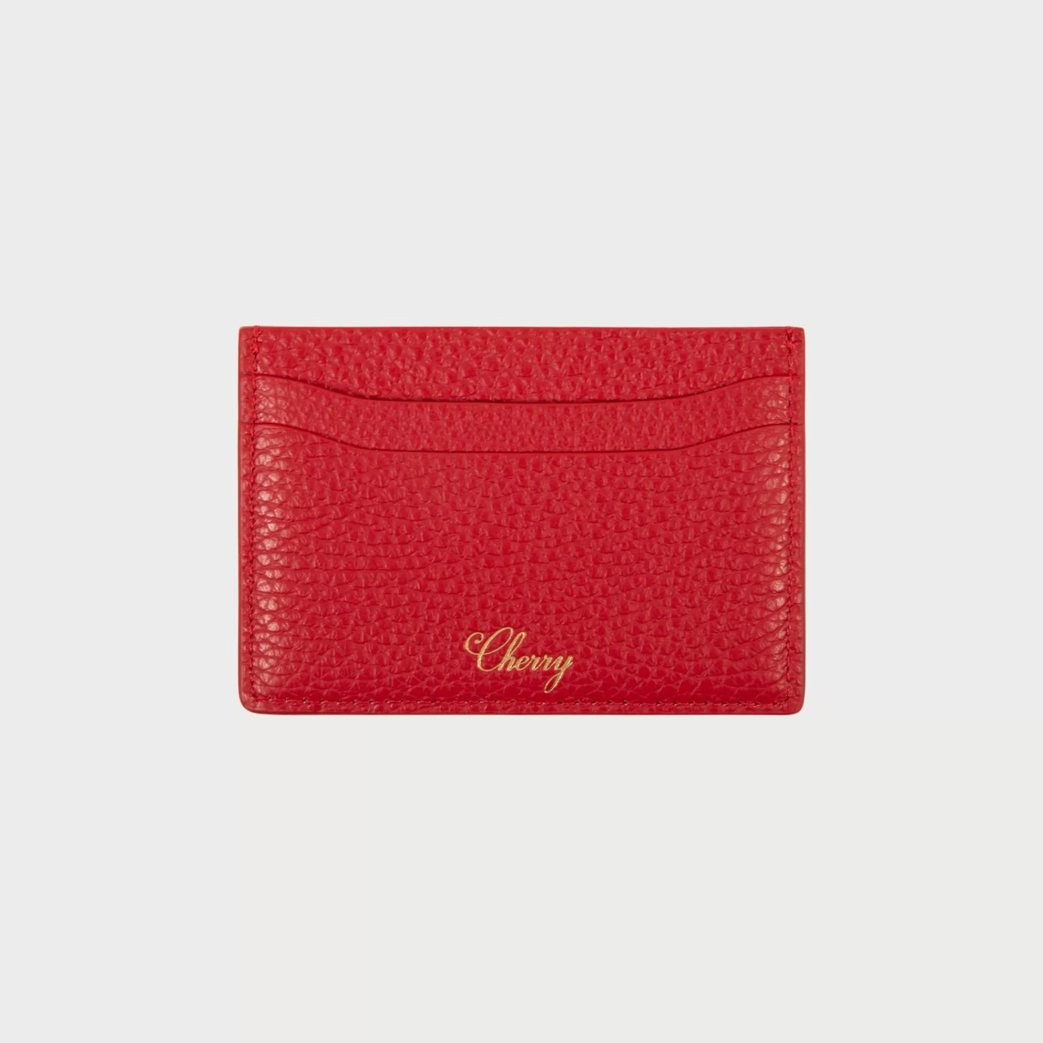 Cherry Porte-Cartes En Cuir (Rouge)* Accessoires