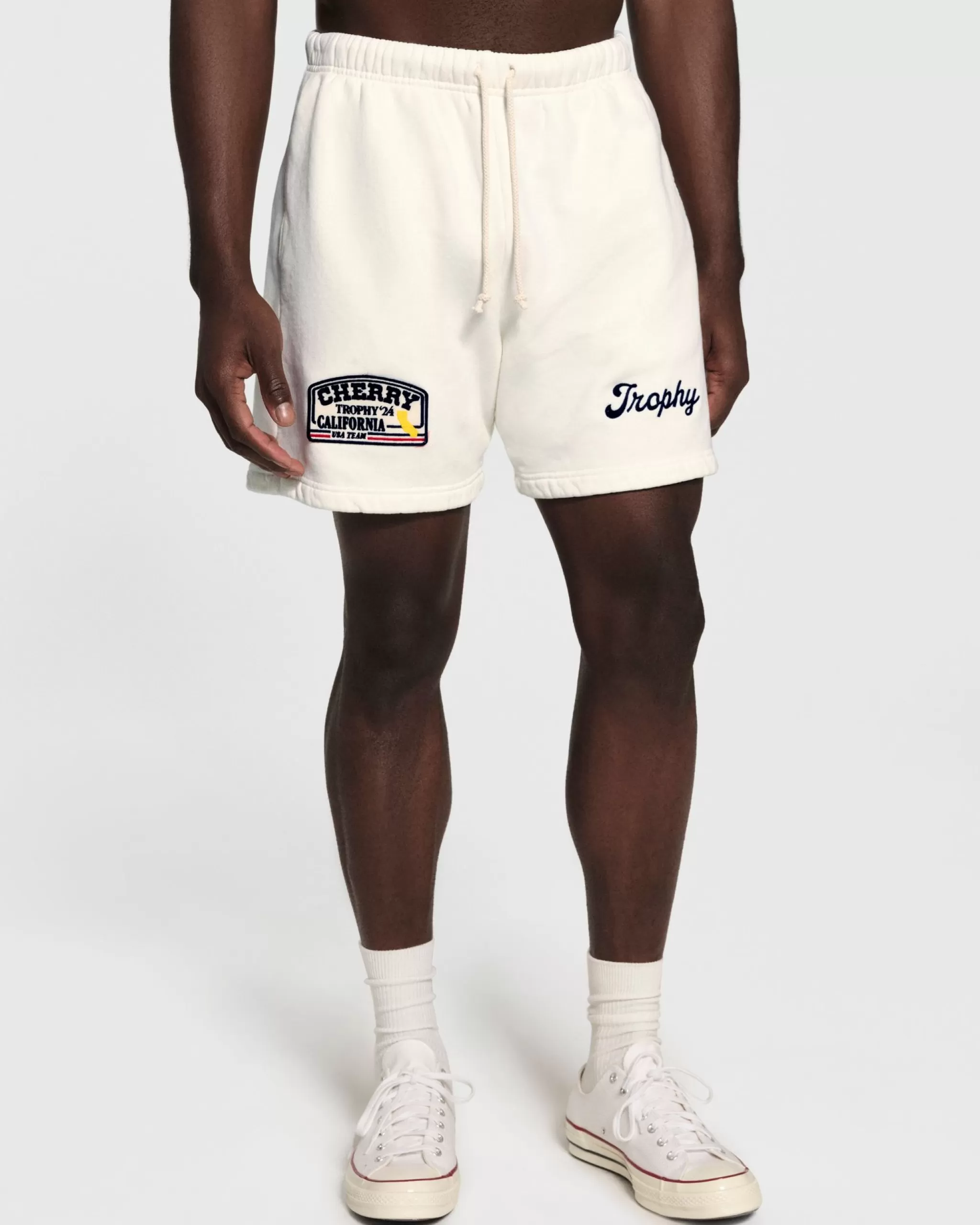 Cherry Short De Survetement Trophy (Vintage Blanc)* Shorts