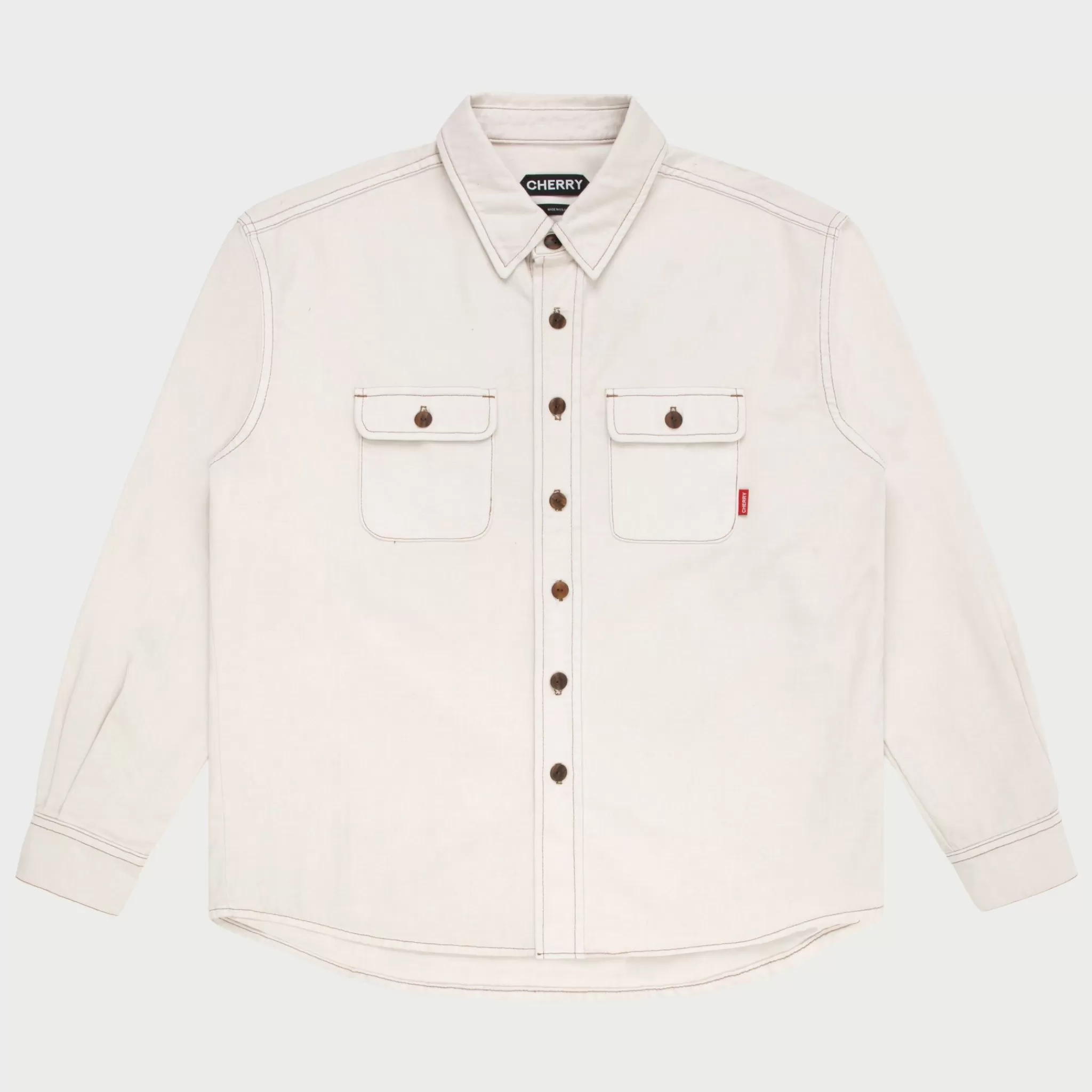 Cherry Surchemise En Jean (Blanc Vintage)* Chemise