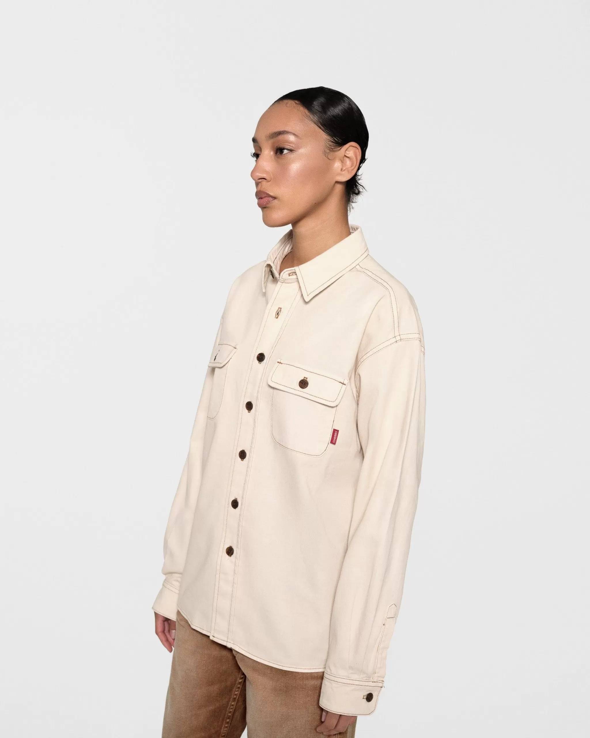 Cherry Surchemise En Jean (Blanc Vintage)* Chemise