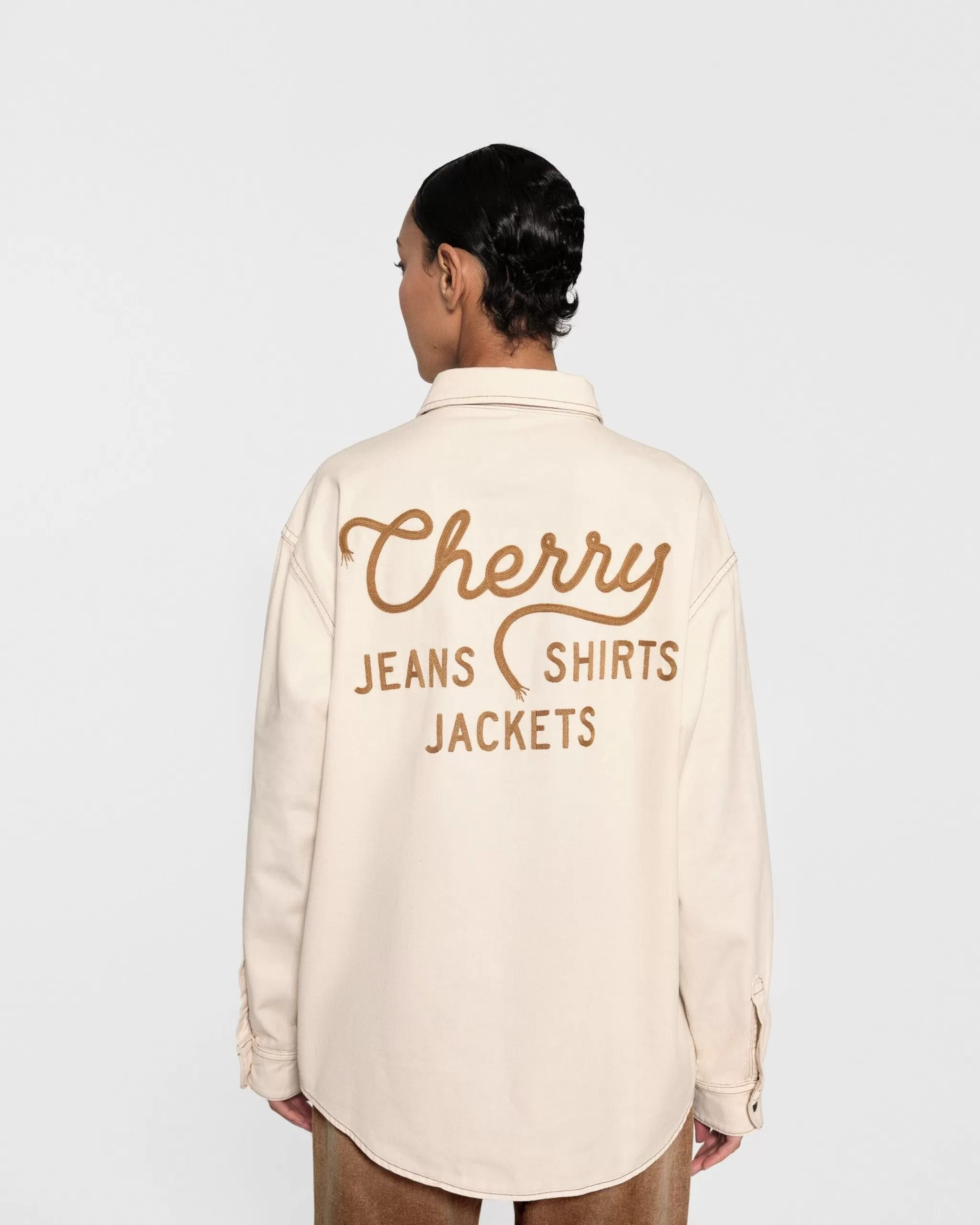 Cherry Surchemise En Jean (Blanc Vintage)* Chemise