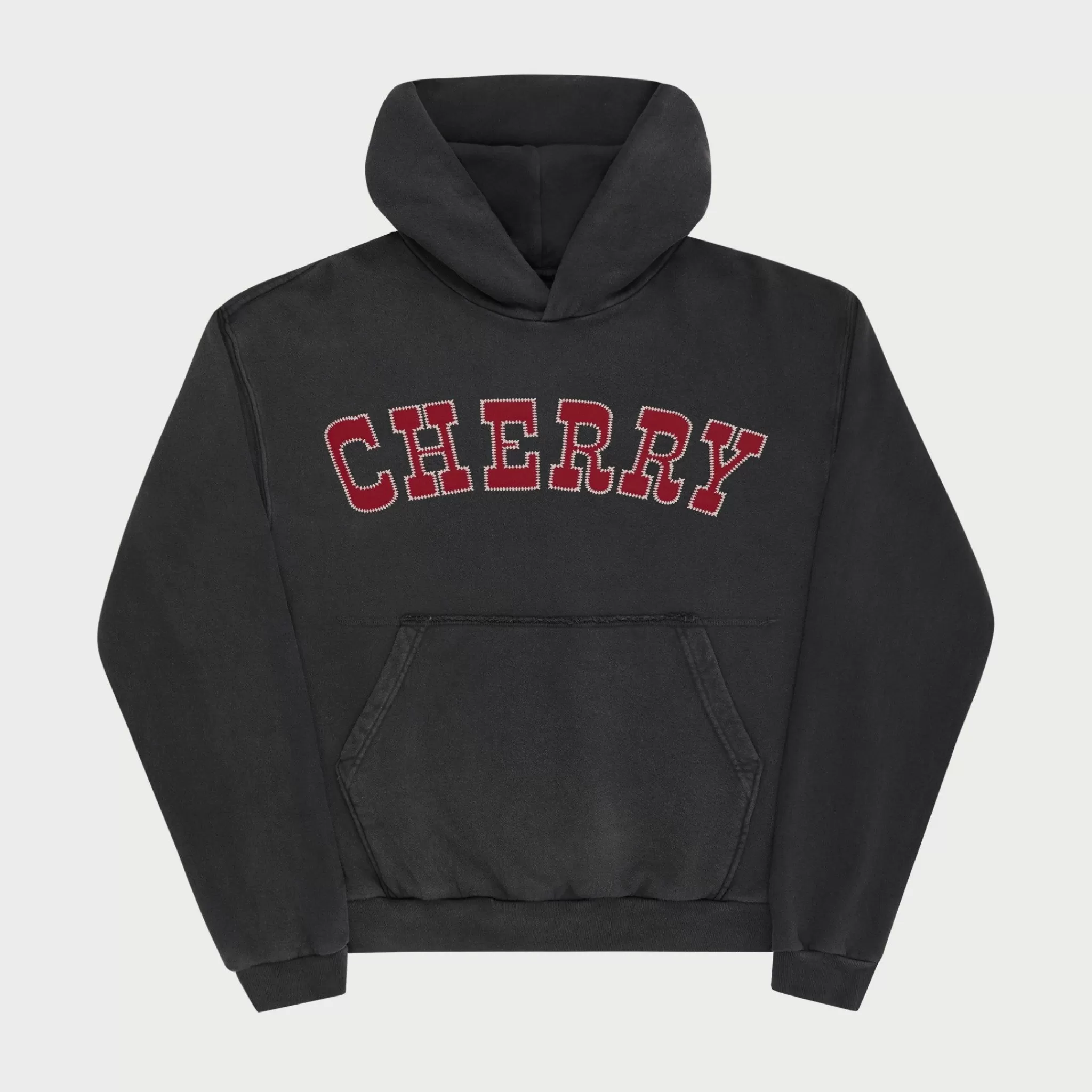 Cherry Sweat A Capuche De Championnat (Cendre)* Sweat-Shirts