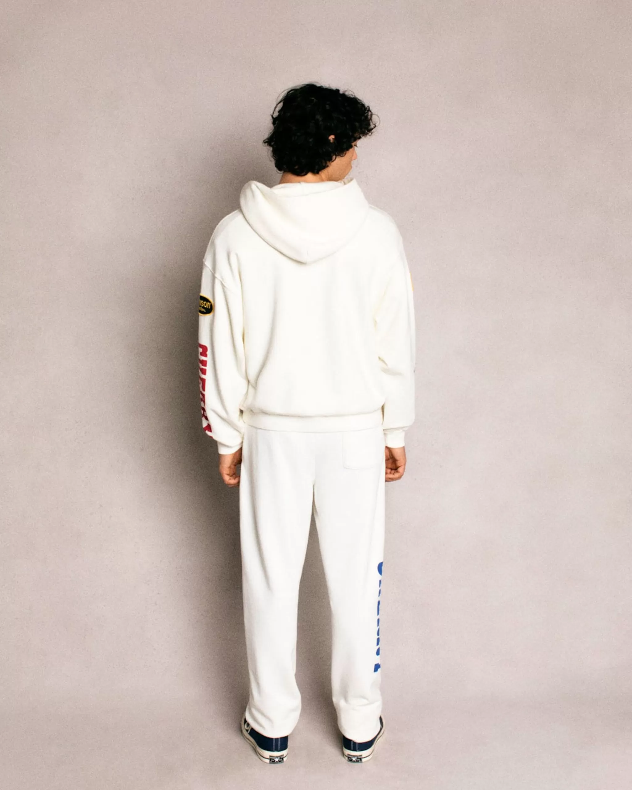 Cherry Sweat A Capuche Vanson (Blanc Vintage)* Sweat-Shirts