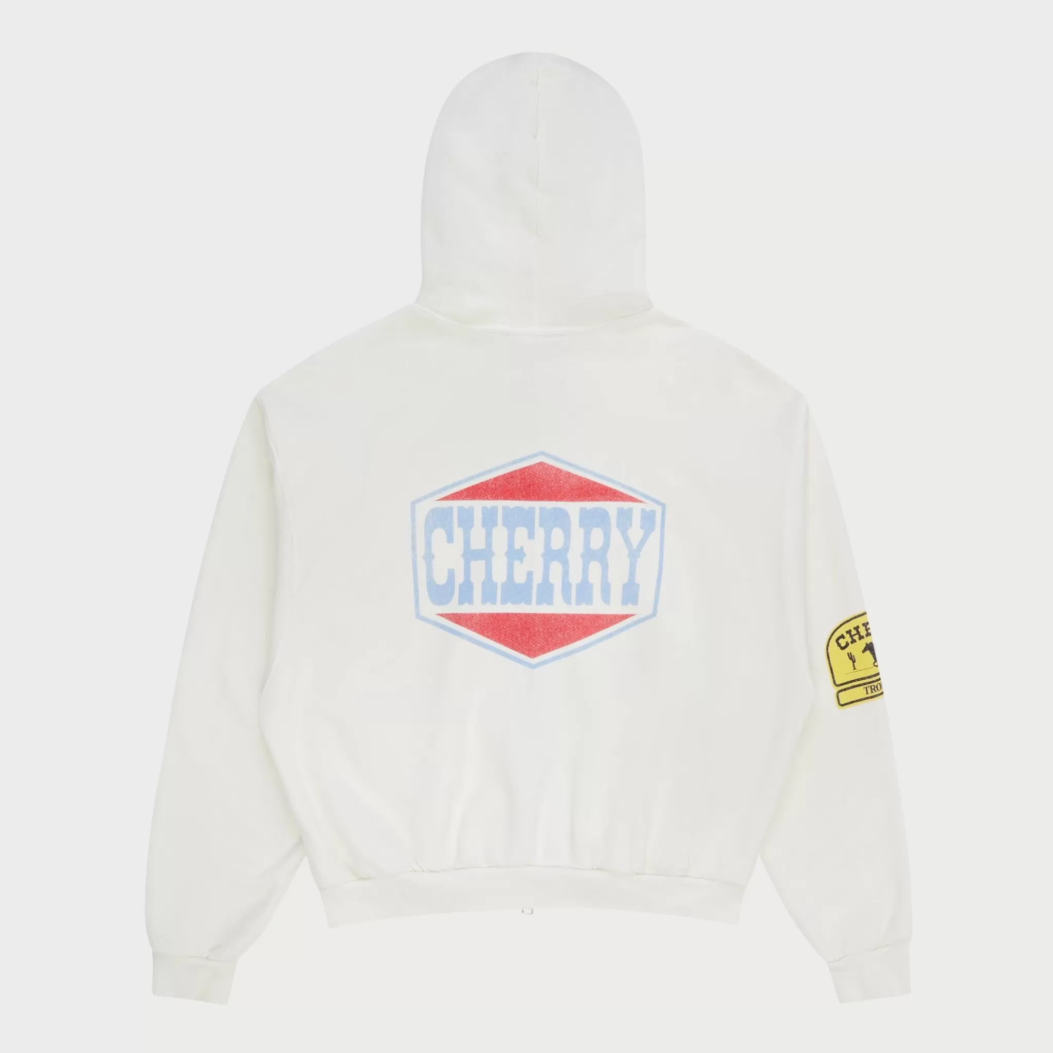 Cherry Sweat A Capuche Zippe Off Road (Blanc Vintage)* Sweat-Shirts