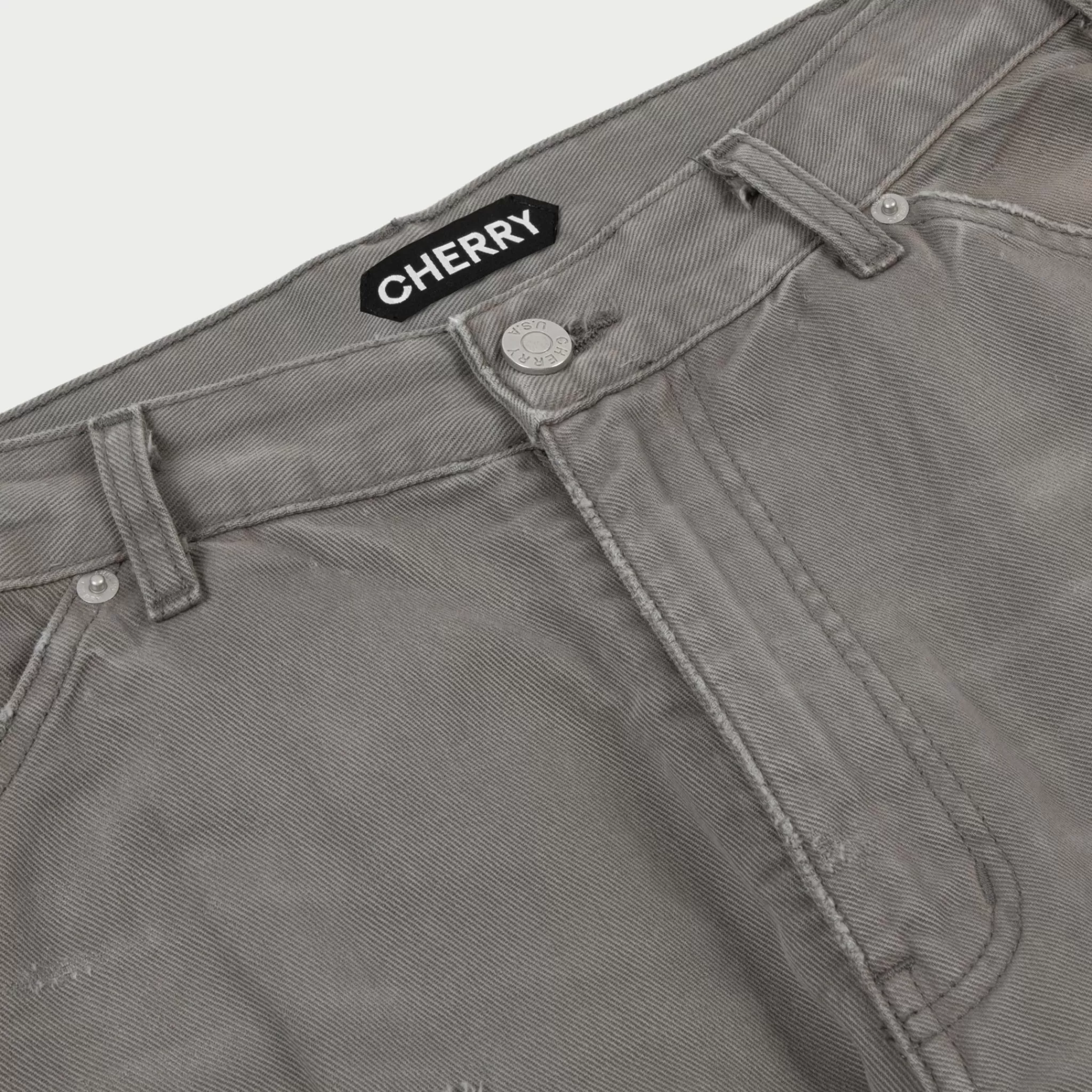 Cherry Toile Double Genou (Gris Vintage)* Pantalon