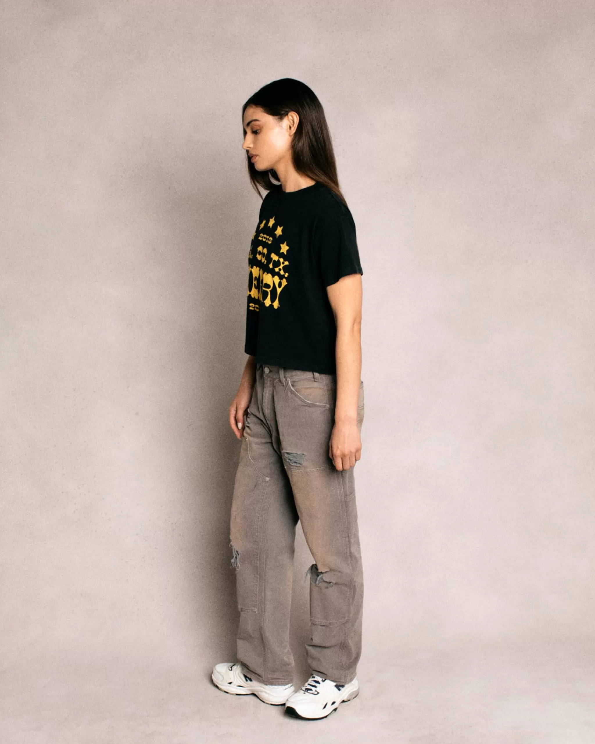 Cherry Toile Double Genou (Gris Vintage)* Pantalon