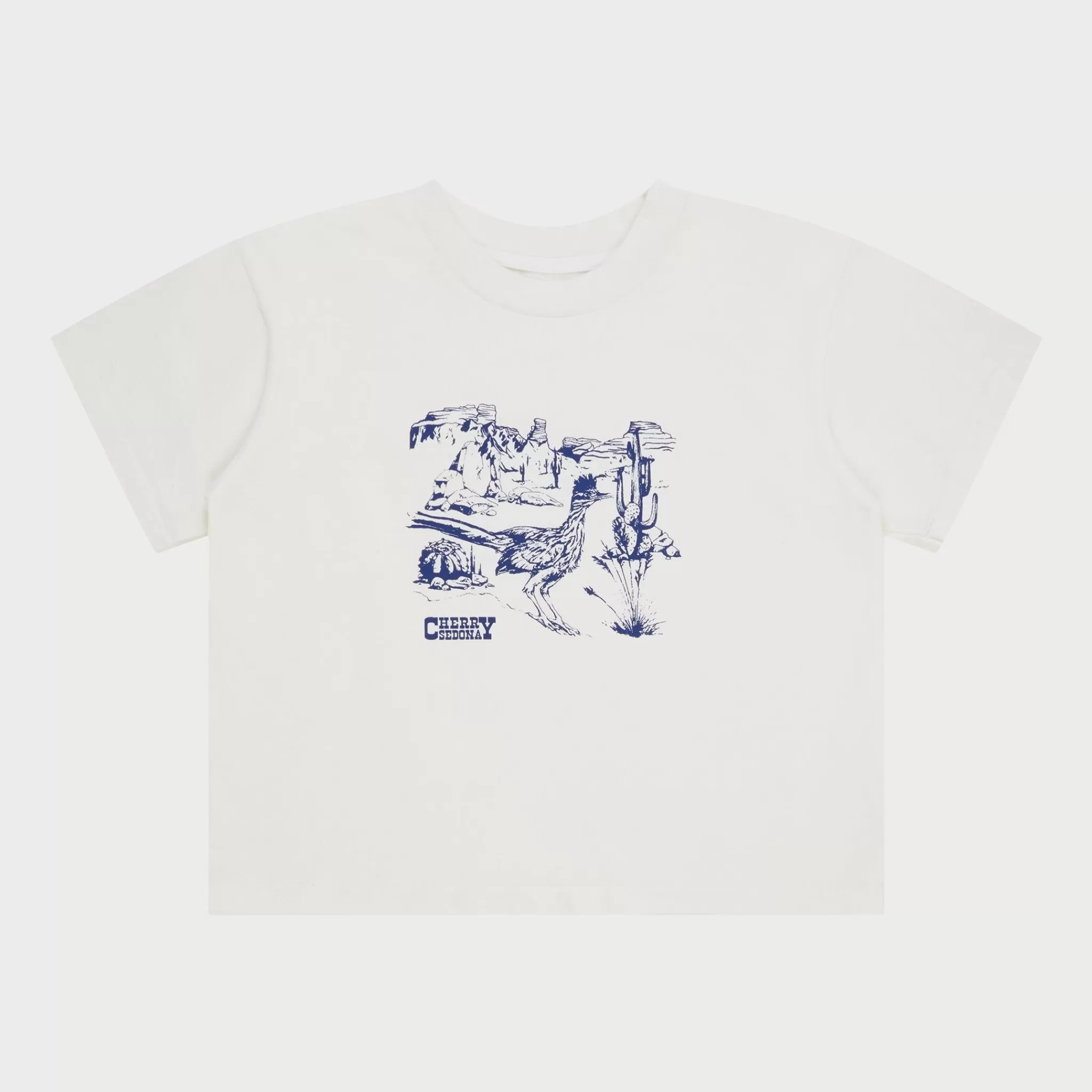 Cherry T-Shirt Bebe Sedona Boxy (Blanc Vintage)* Aux Femmes