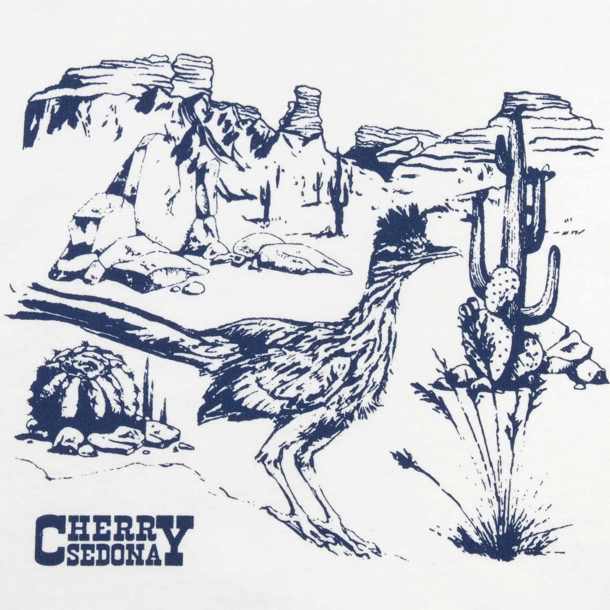 Cherry T-Shirt Bebe Sedona Boxy (Blanc Vintage)* Aux Femmes