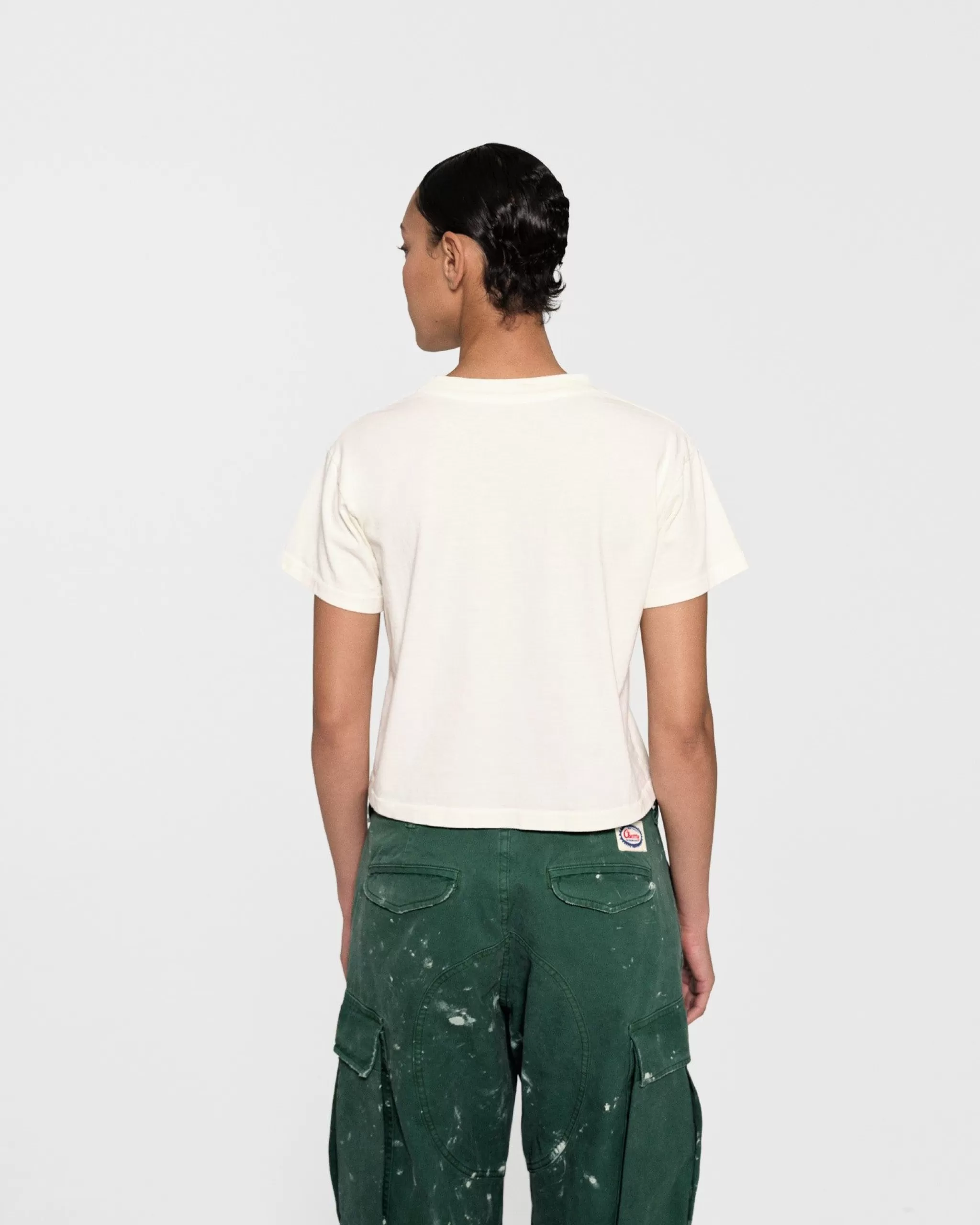 Cherry T-Shirt Bebe Sedona Boxy (Blanc Vintage)* Aux Femmes