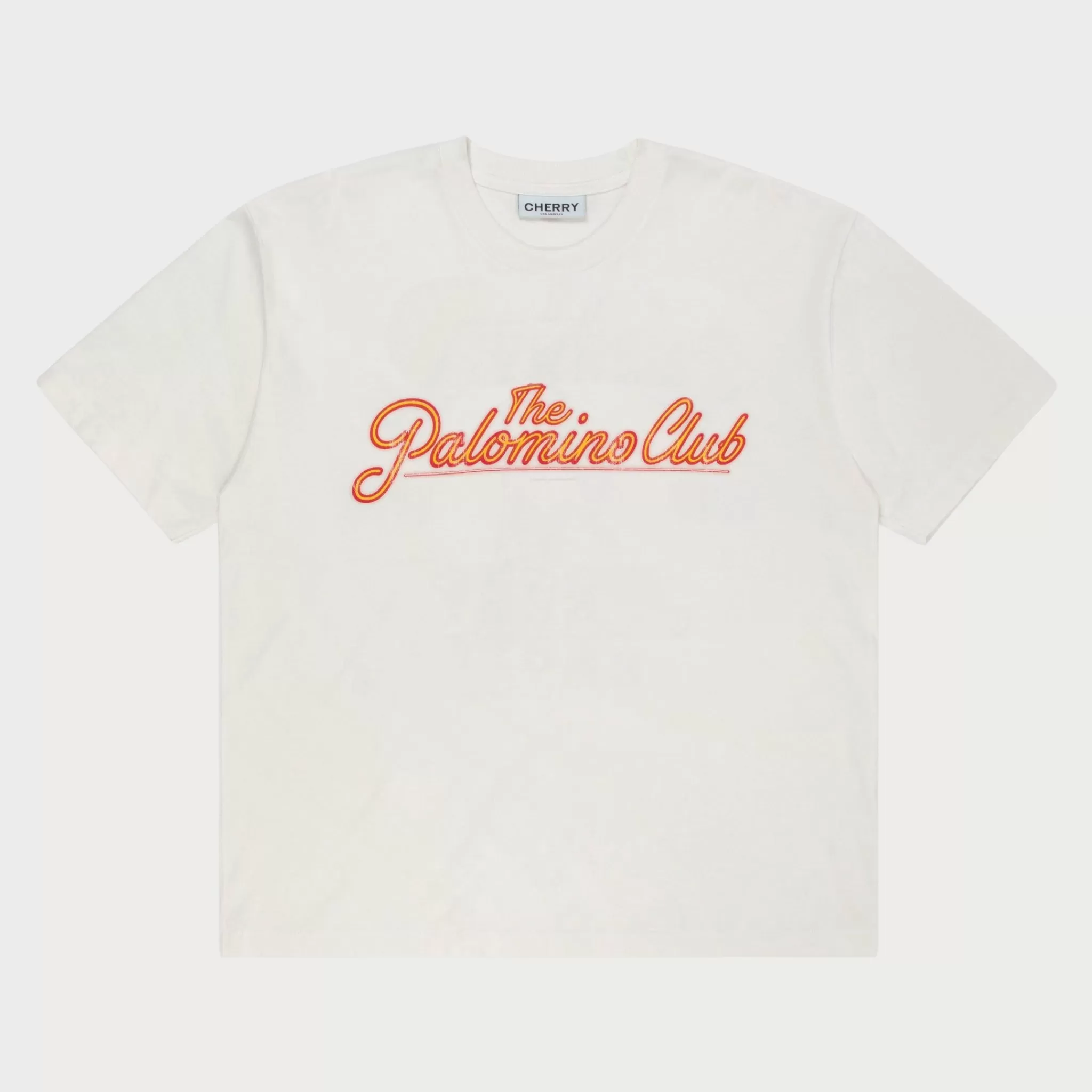 Cherry T-Shirt Classique Palomino Club S/S (Blanc Vintage)* T-Shirts Et Manches Longues