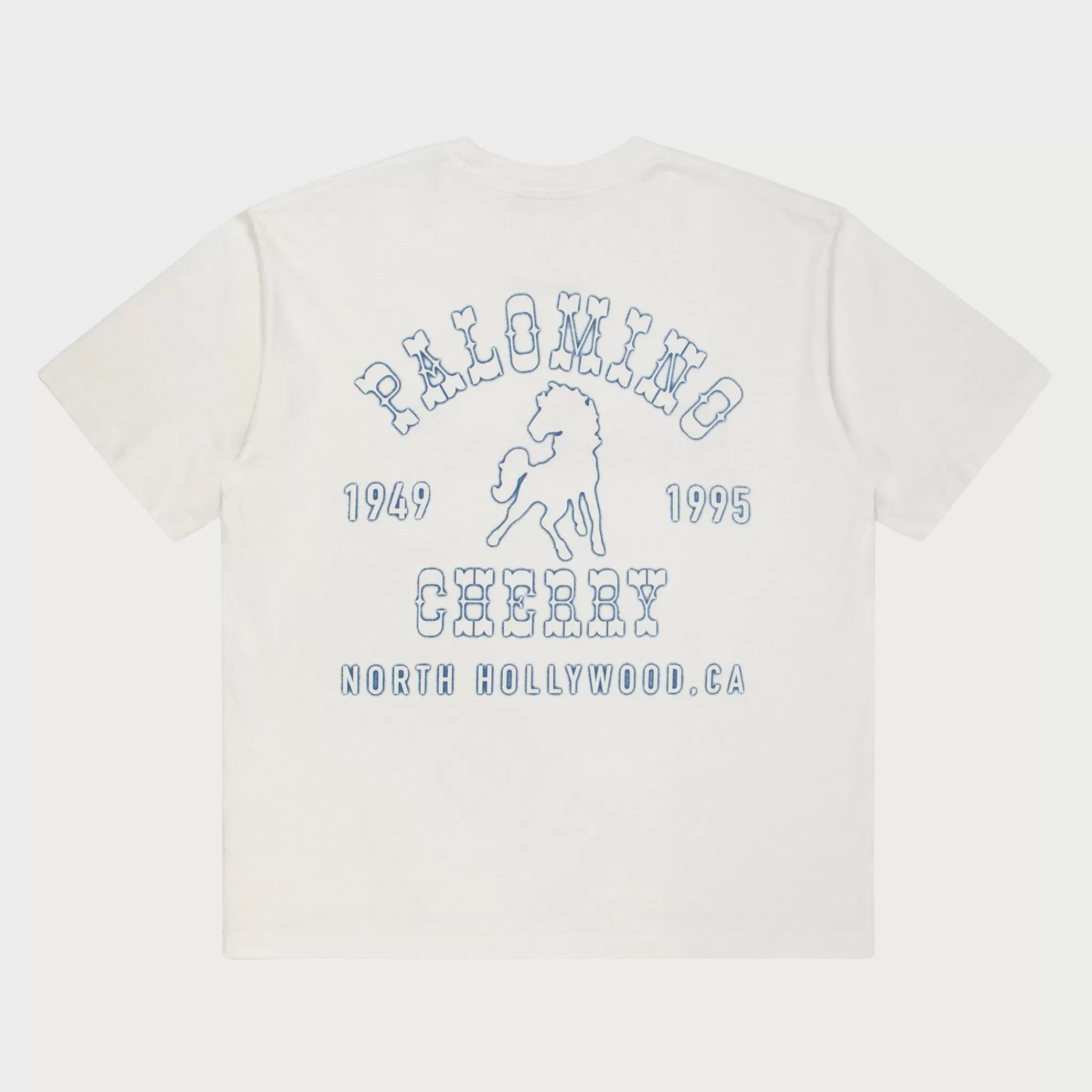 Cherry T-Shirt Classique Palomino Club S/S (Blanc Vintage)* T-Shirts Et Manches Longues