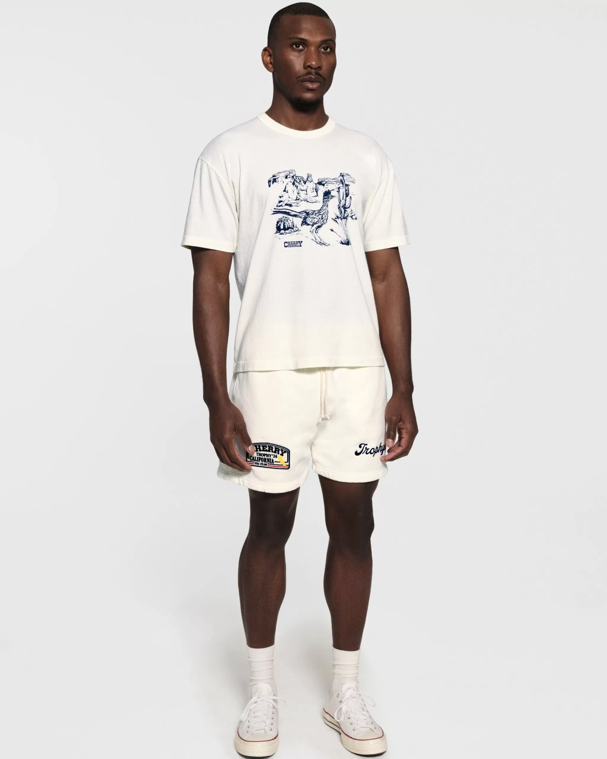 Cherry T-Shirt Classique Sedona (Blanc Vintage)* T-Shirts Et Manches Longues