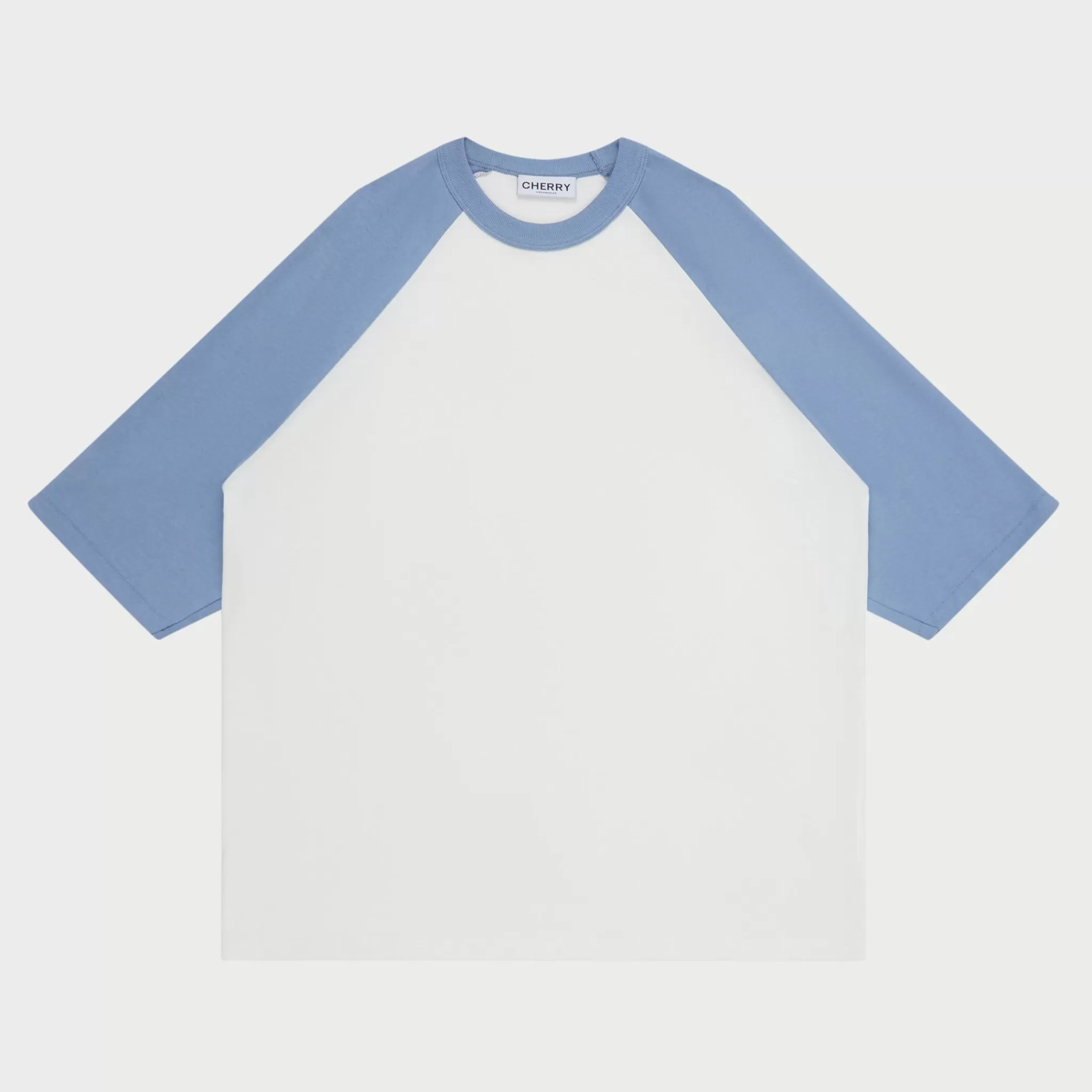 Cherry T-Shirt De Baseball Hollywood Mile (Bleu Poussiereux)* T-Shirts Et Manches Longues