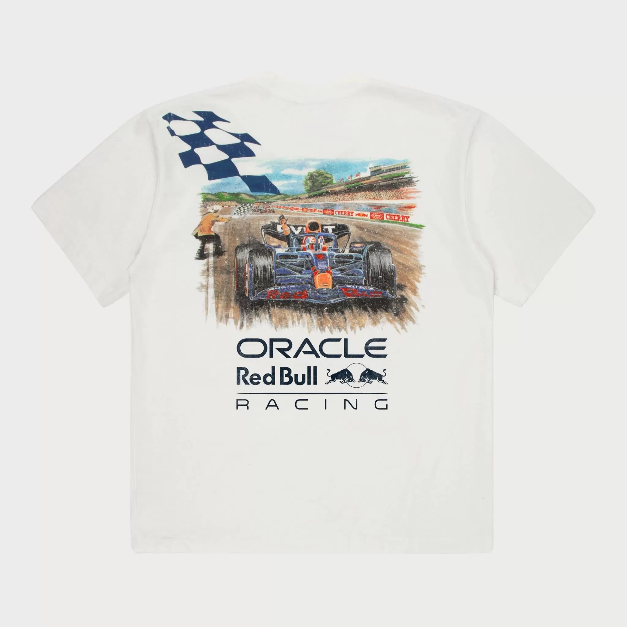 Cherry T-Shirt De Poche Red Bull Racing (Blanc)* T-Shirts Et Manches Longues