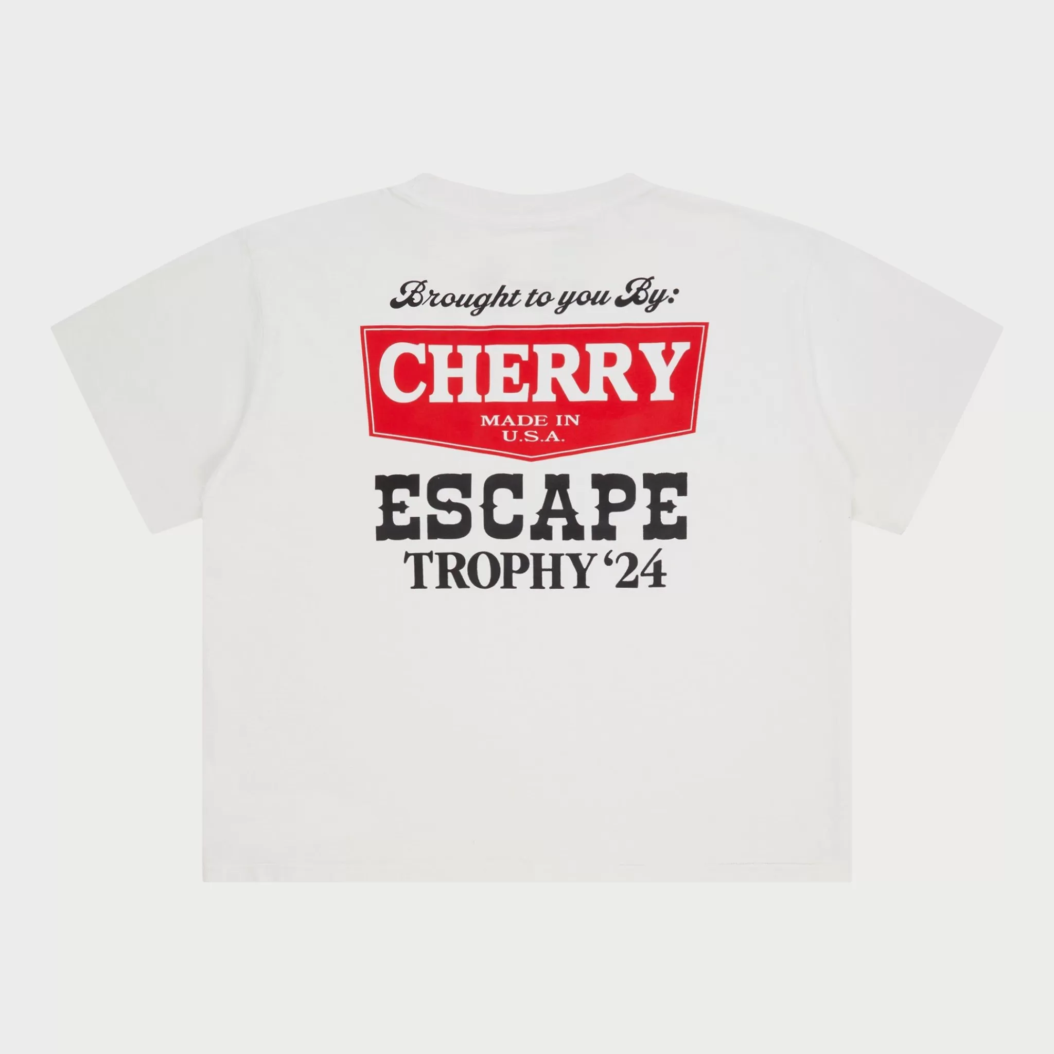 Cherry T-Shirt Escape Boxy (Blanc Vintage)* T-Shirts Et Manches Longues