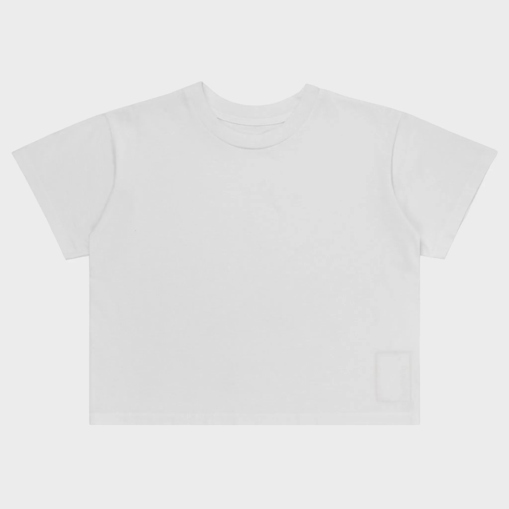 Cherry T-Shirt Femme Basic Boxy (Blanc)* Aux Femmes