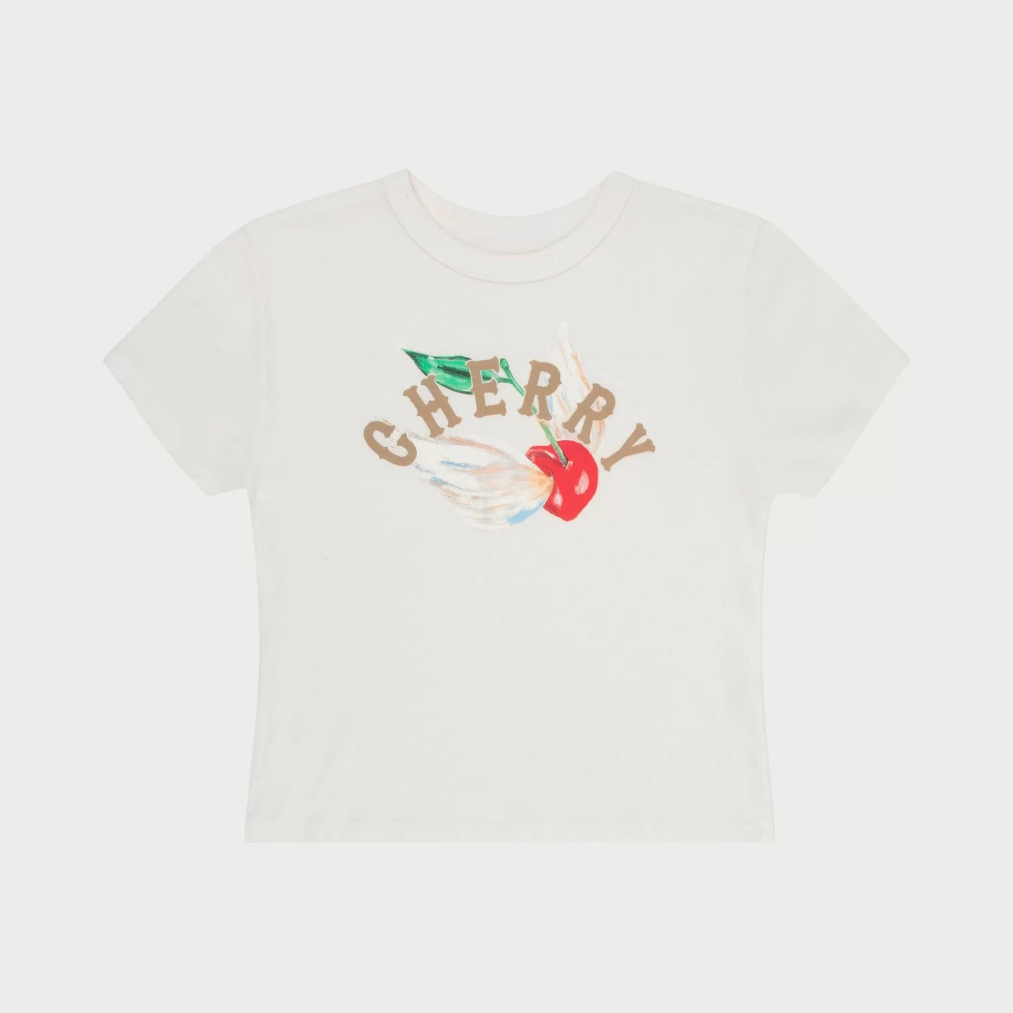 Cherry T-Shirt Pour Bebe Flying (Blanc Vintage)* Aux Femmes