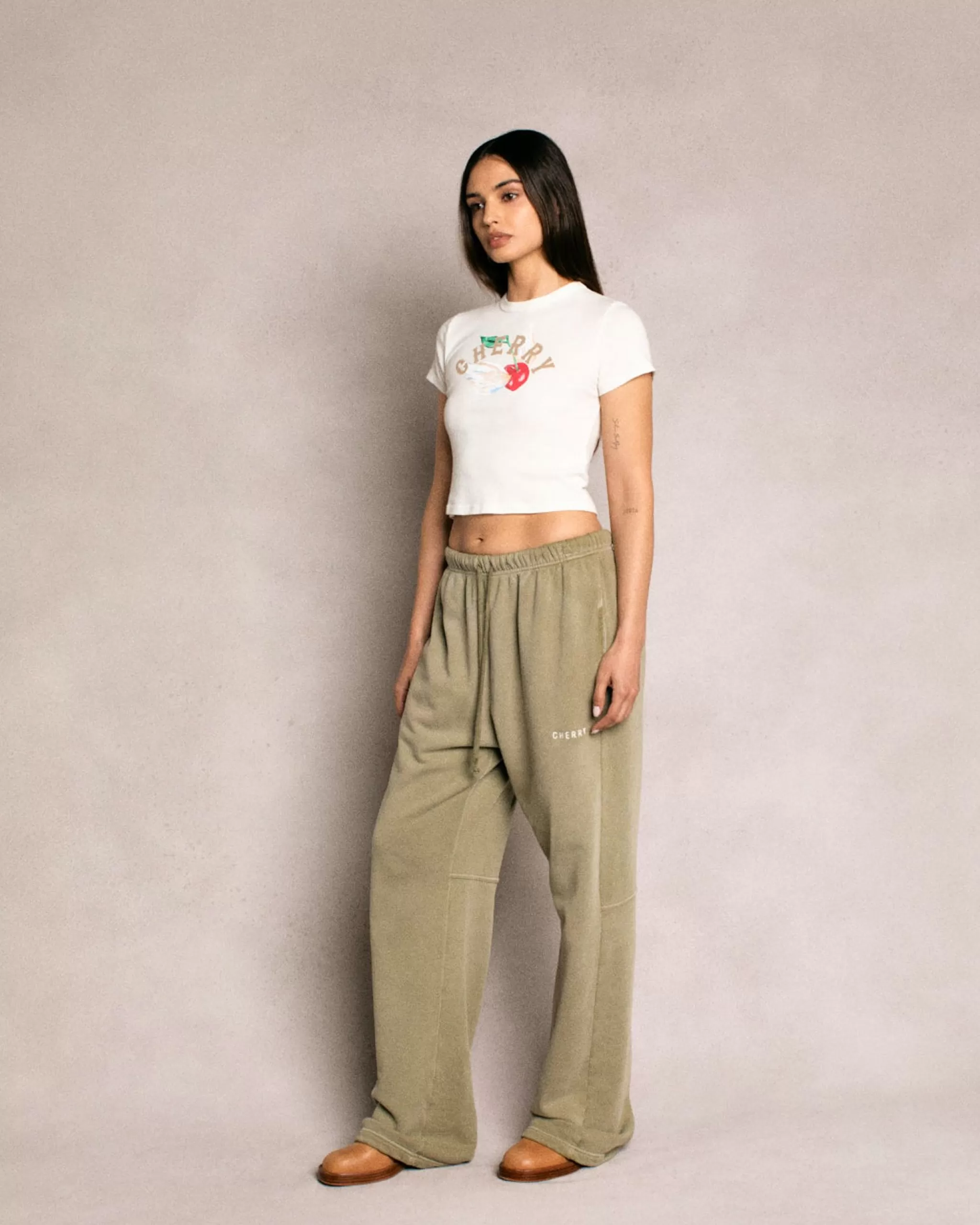Cherry T-Shirt Pour Bebe Flying (Blanc Vintage)* Aux Femmes