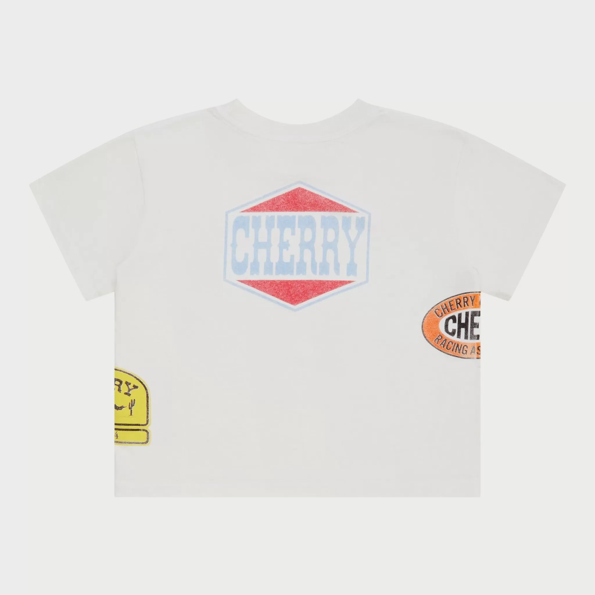 Cherry T-Shirt Pour Bebe Off Road Boxy (Blanc Vintage)* Aux Femmes