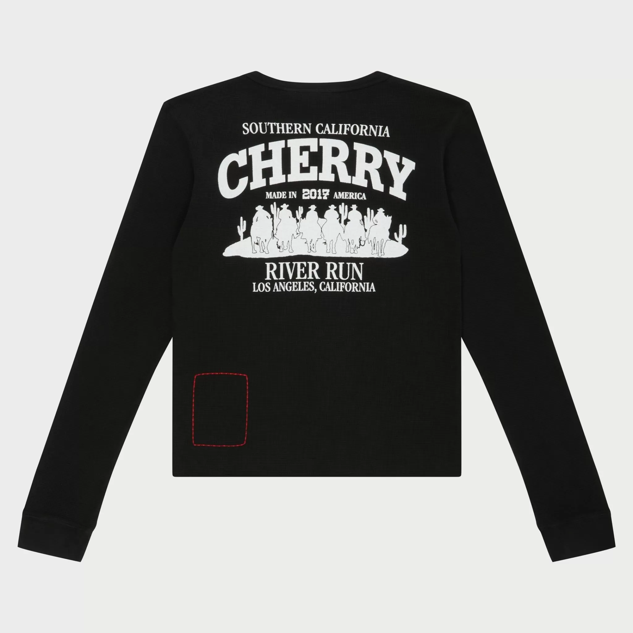 Cherry T-Shirt Thermique A Manches Longues Pour Femmes (Noir)* Aux Femmes