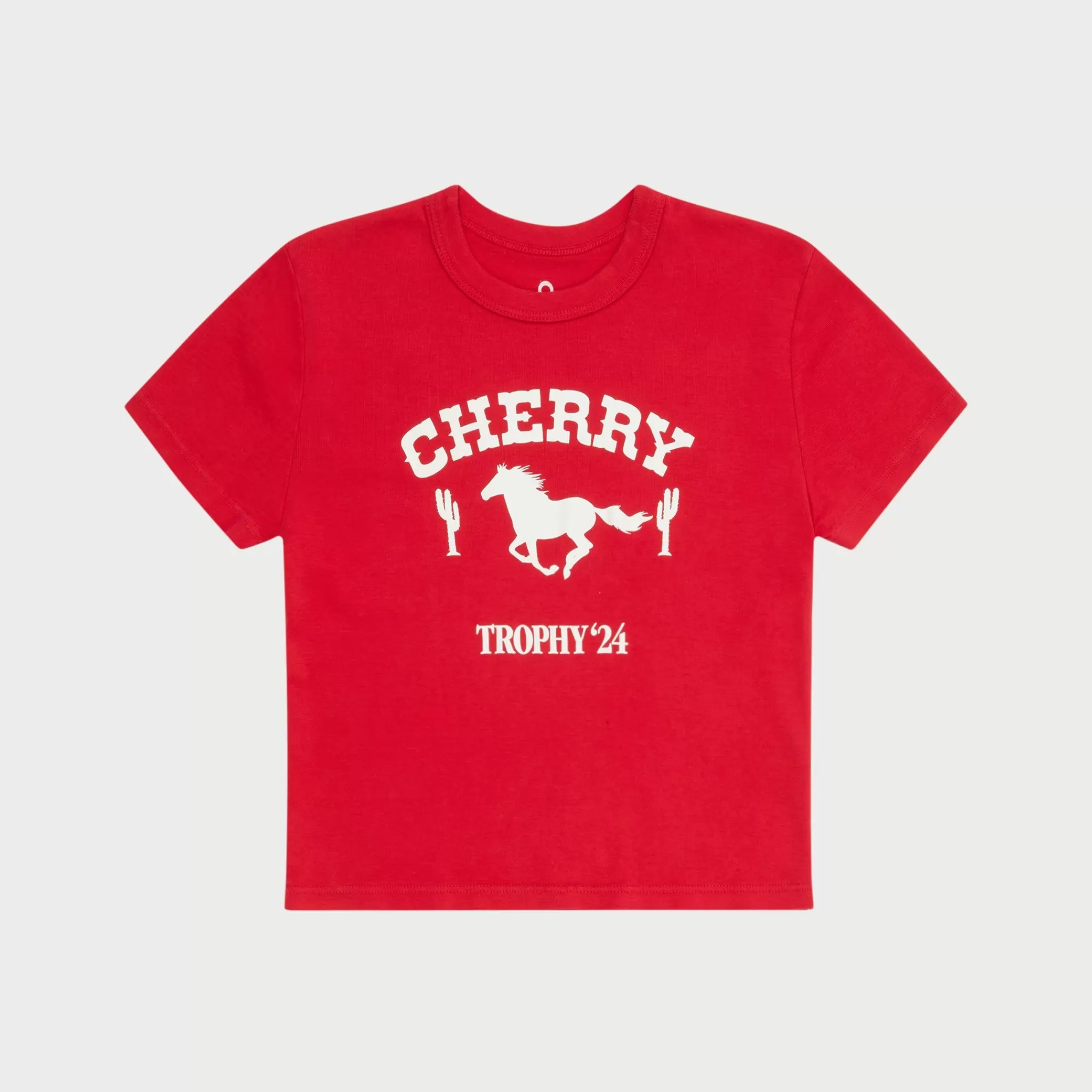 Cherry T-Shirt Trophee Pour Bebe (Rouge)* Aux Femmes